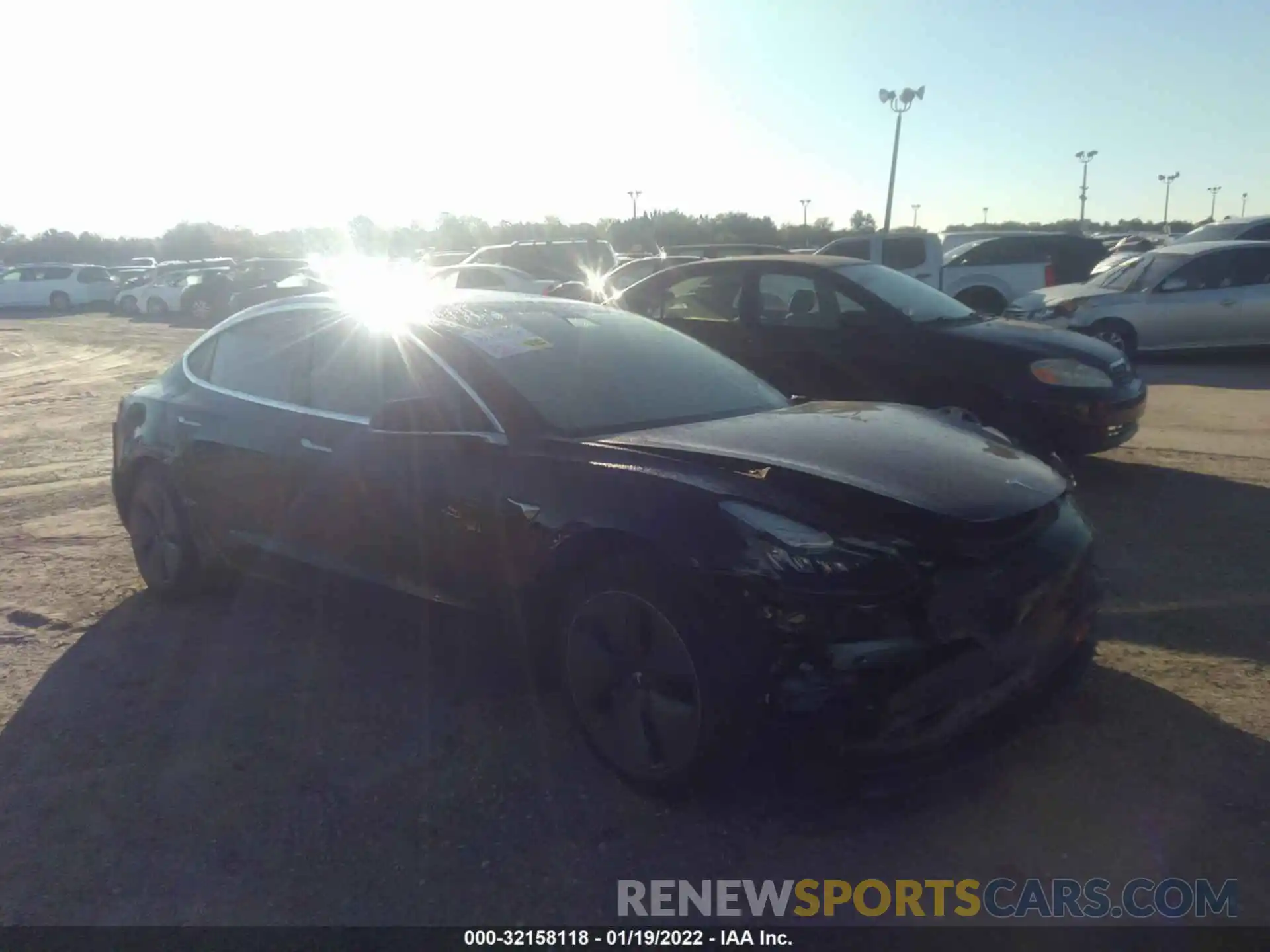 1 Photograph of a damaged car 5YJ3E1EB9LF741395 TESLA MODEL 3 2020