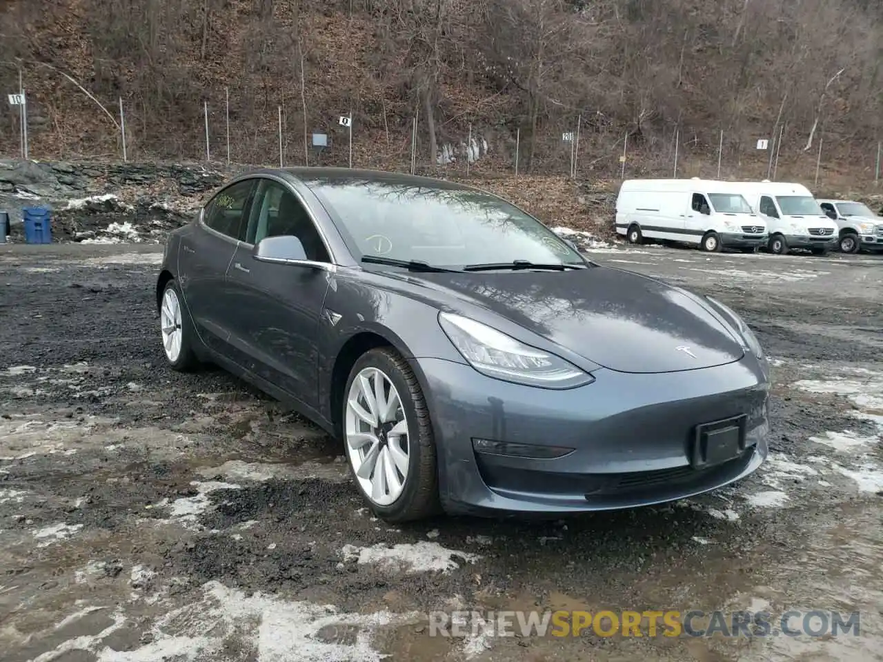 1 Photograph of a damaged car 5YJ3E1EB9LF787387 TESLA MODEL 3 2020