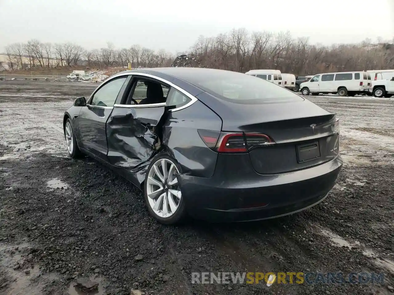 3 Photograph of a damaged car 5YJ3E1EB9LF787387 TESLA MODEL 3 2020