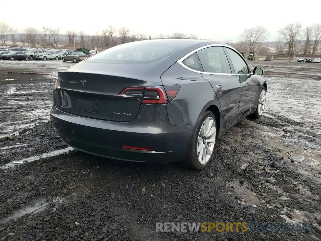 4 Photograph of a damaged car 5YJ3E1EB9LF787387 TESLA MODEL 3 2020