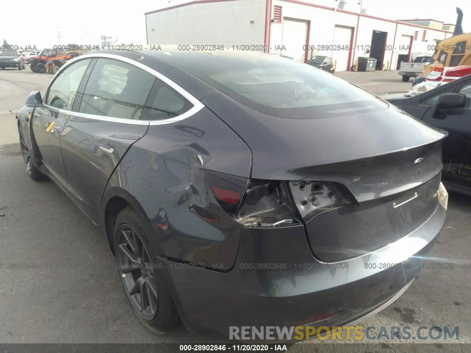 3 Photograph of a damaged car 5YJ3E1EB9LF798065 TESLA MODEL 3 2020