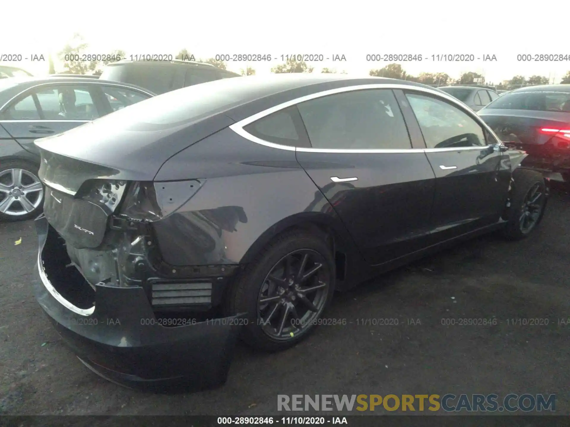 4 Photograph of a damaged car 5YJ3E1EB9LF798065 TESLA MODEL 3 2020