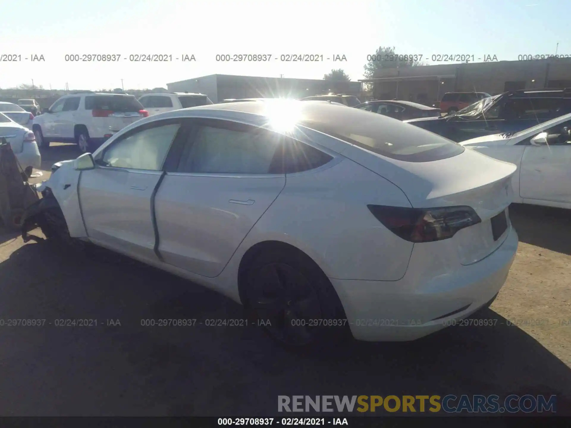 3 Photograph of a damaged car 5YJ3E1EB9LF803152 TESLA MODEL 3 2020