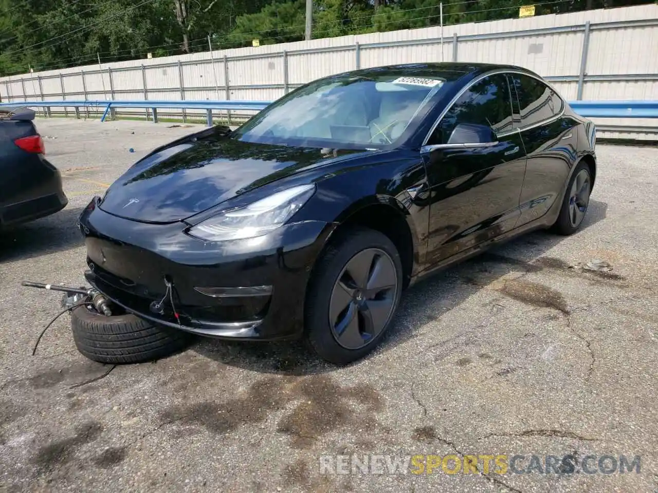 2 Фотография поврежденного автомобиля 5YJ3E1EBXLF601016 TESLA MODEL 3 2020