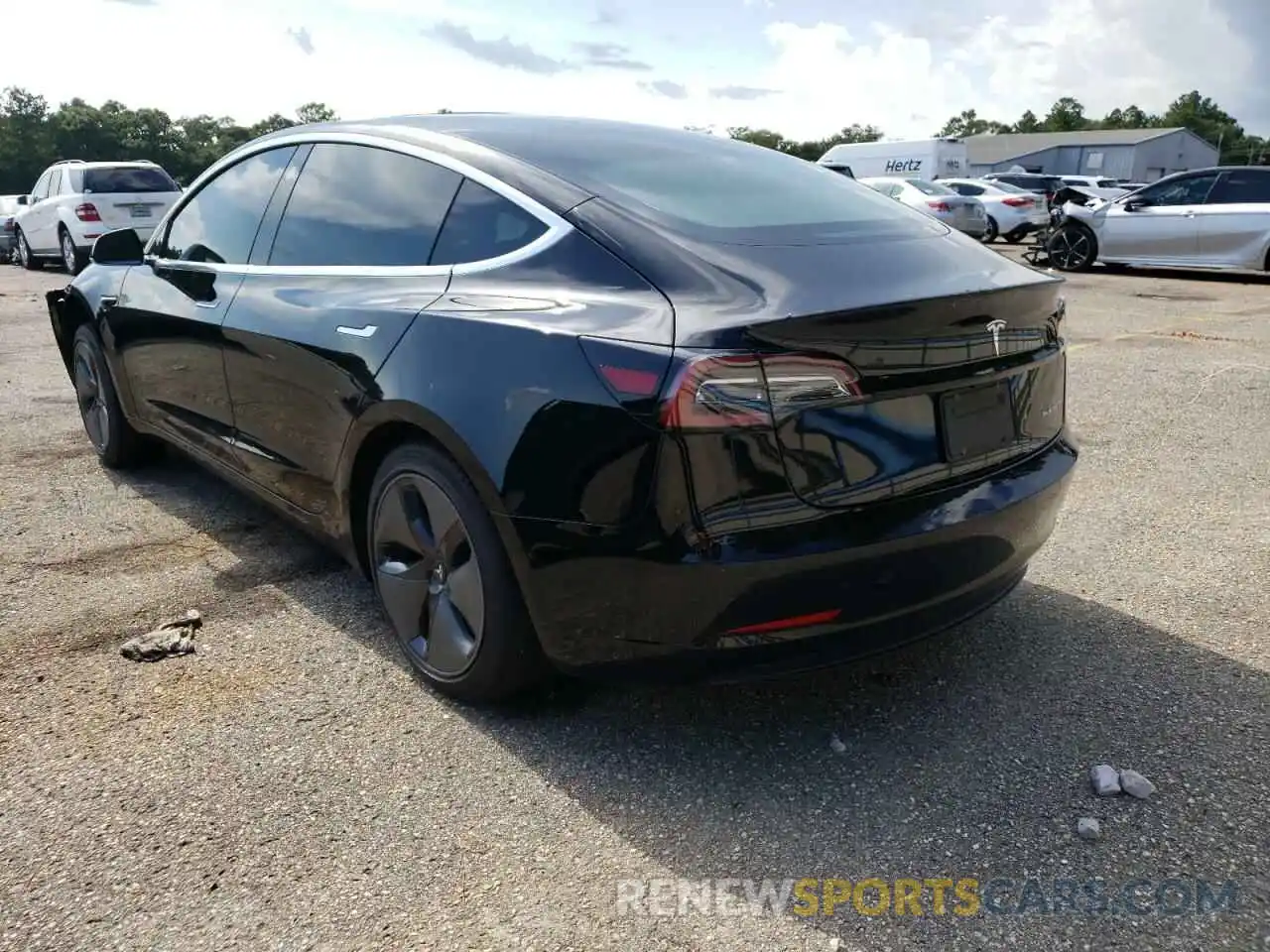 3 Photograph of a damaged car 5YJ3E1EBXLF601016 TESLA MODEL 3 2020