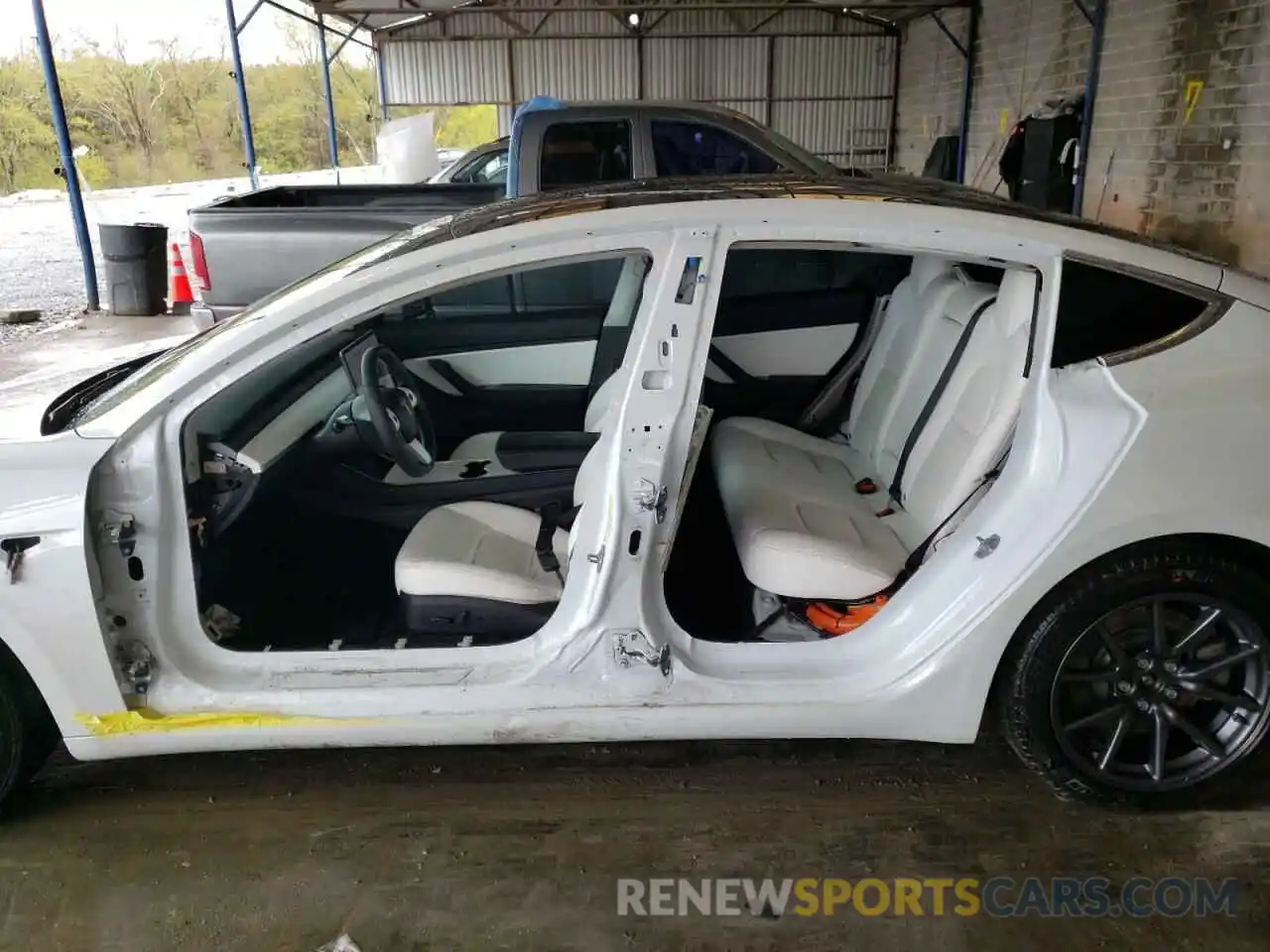 9 Photograph of a damaged car 5YJ3E1EBXLF607043 TESLA MODEL 3 2020