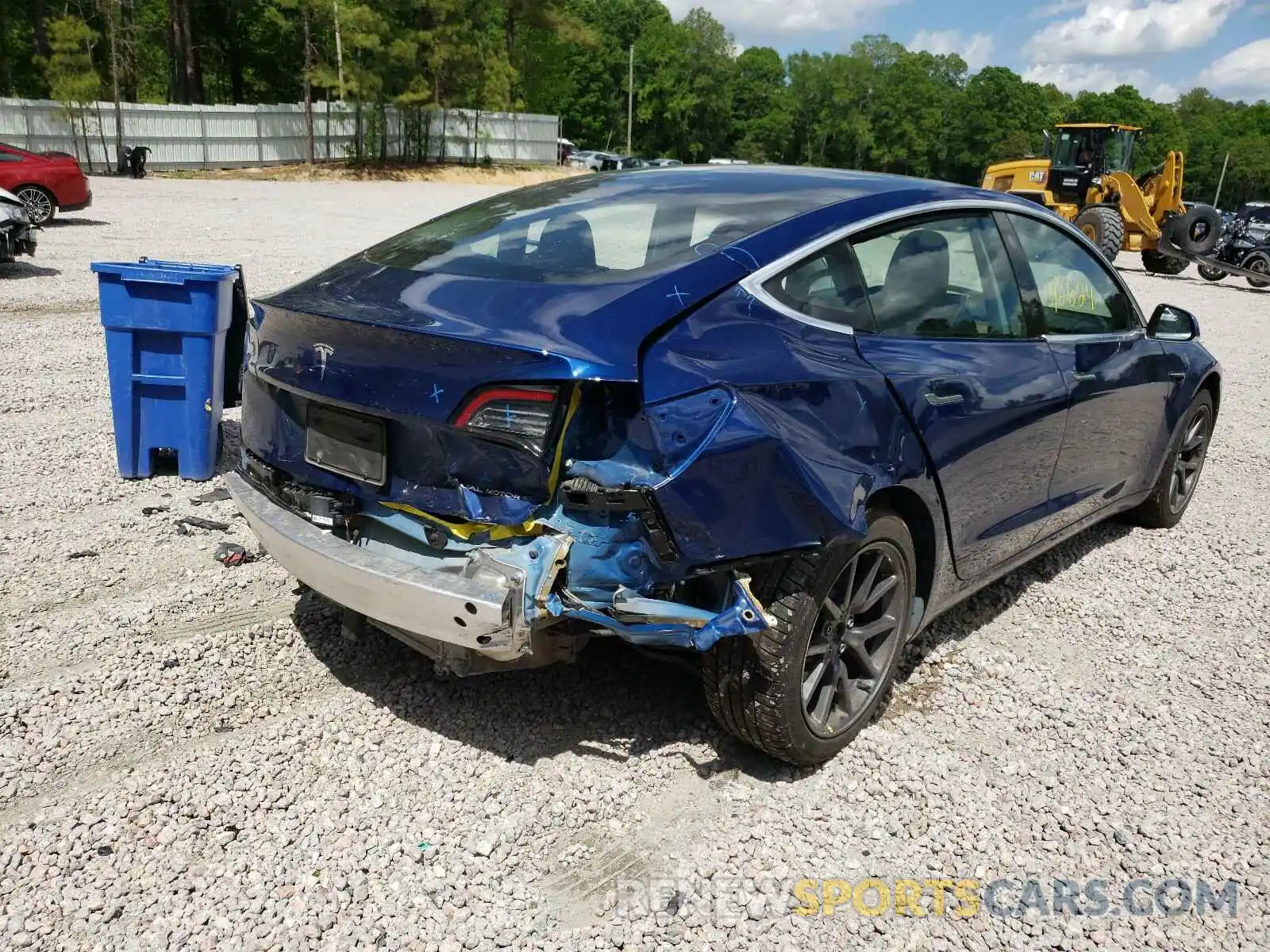 9 Фотография поврежденного автомобиля 5YJ3E1EBXLF617636 TESLA MODEL 3 2020