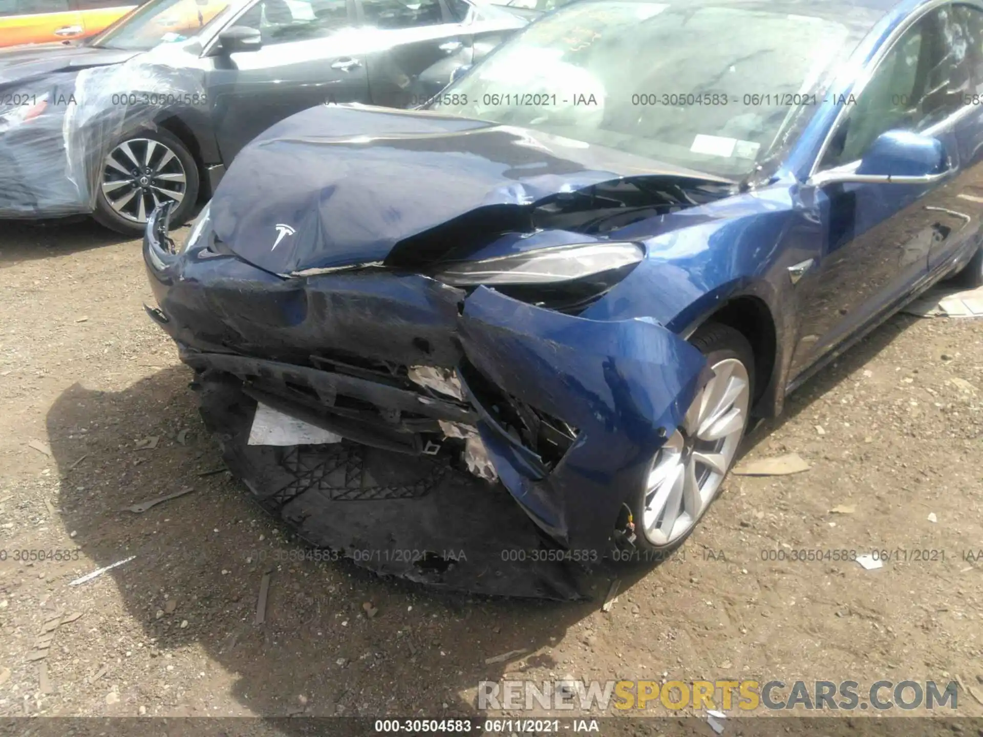 6 Photograph of a damaged car 5YJ3E1EBXLF620598 TESLA MODEL 3 2020