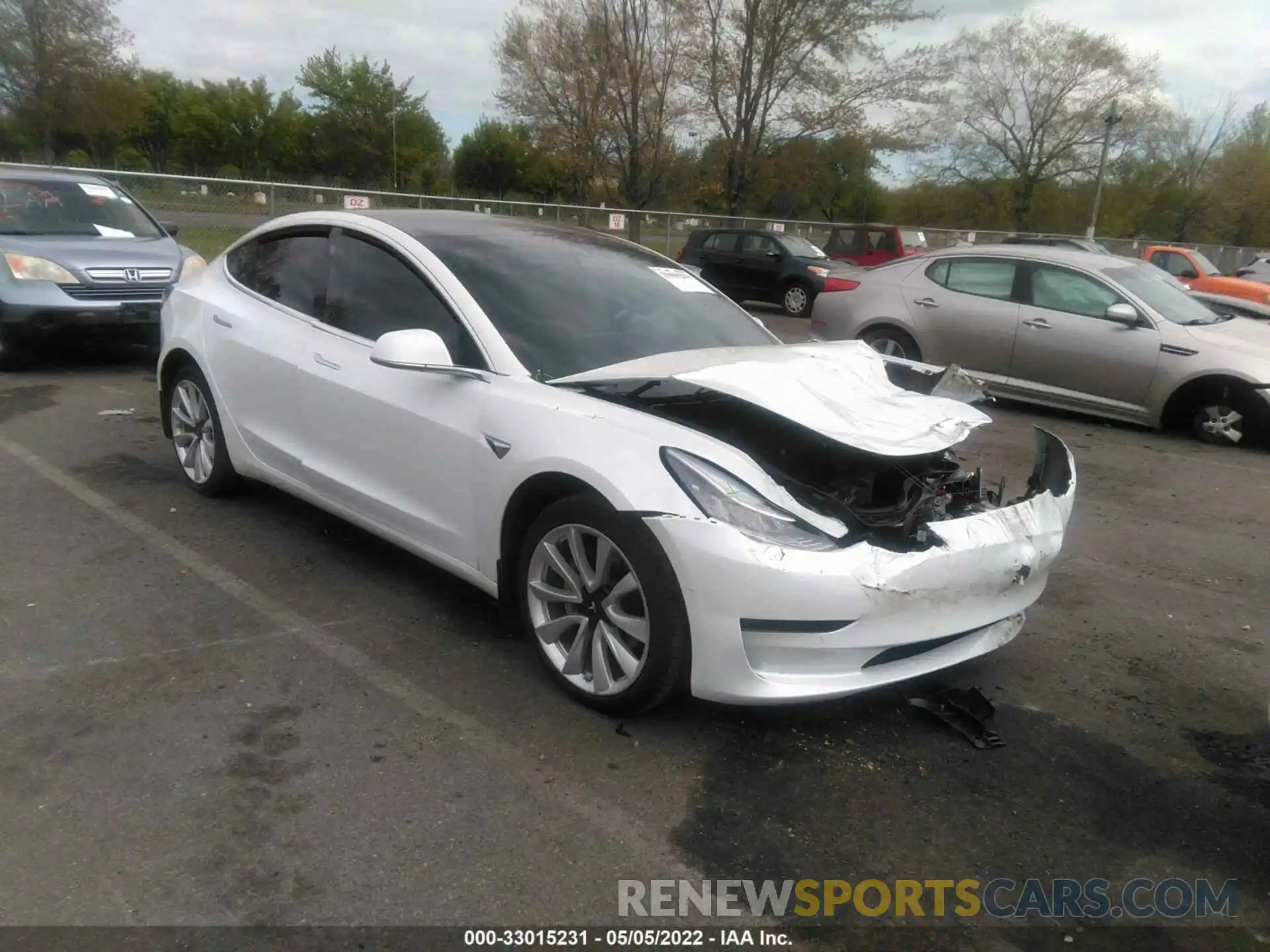 1 Фотография поврежденного автомобиля 5YJ3E1EBXLF621377 TESLA MODEL 3 2020