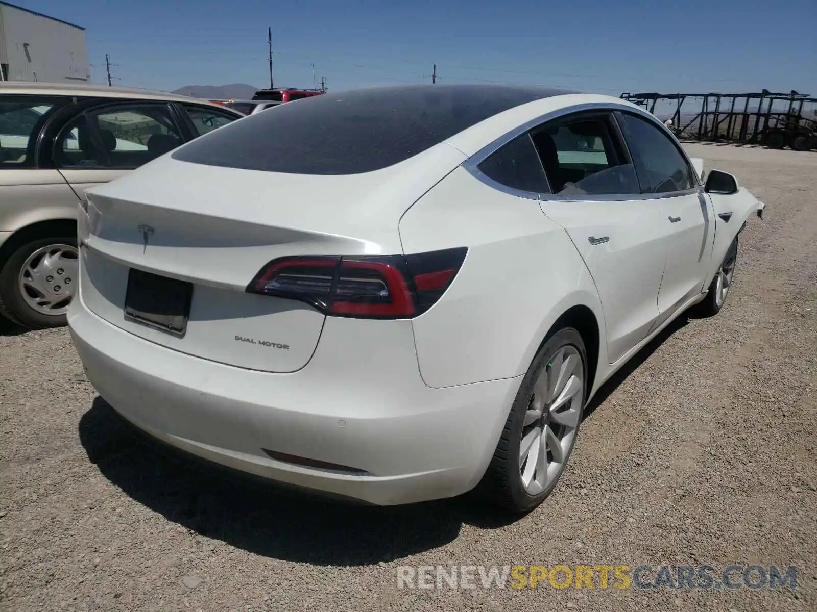 4 Photograph of a damaged car 5YJ3E1EBXLF621461 TESLA MODEL 3 2020