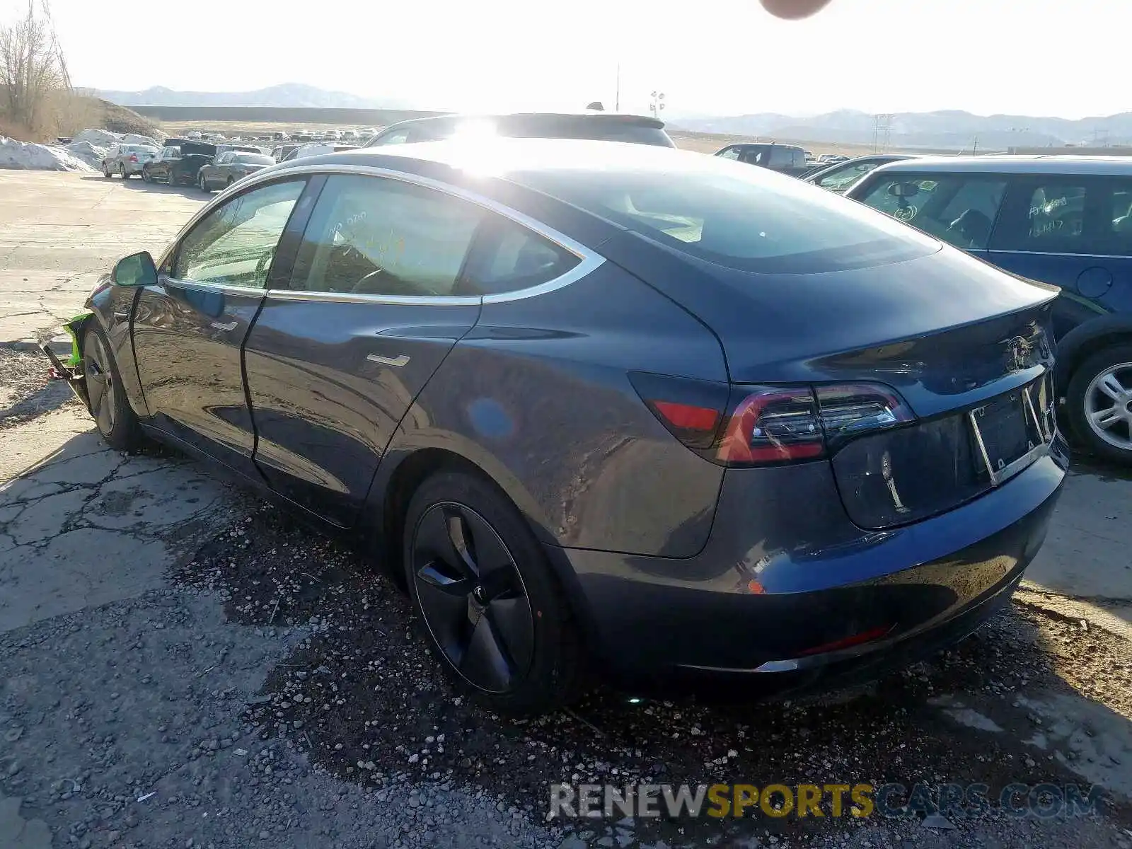 3 Photograph of a damaged car 5YJ3E1EBXLF635442 TESLA MODEL 3 2020