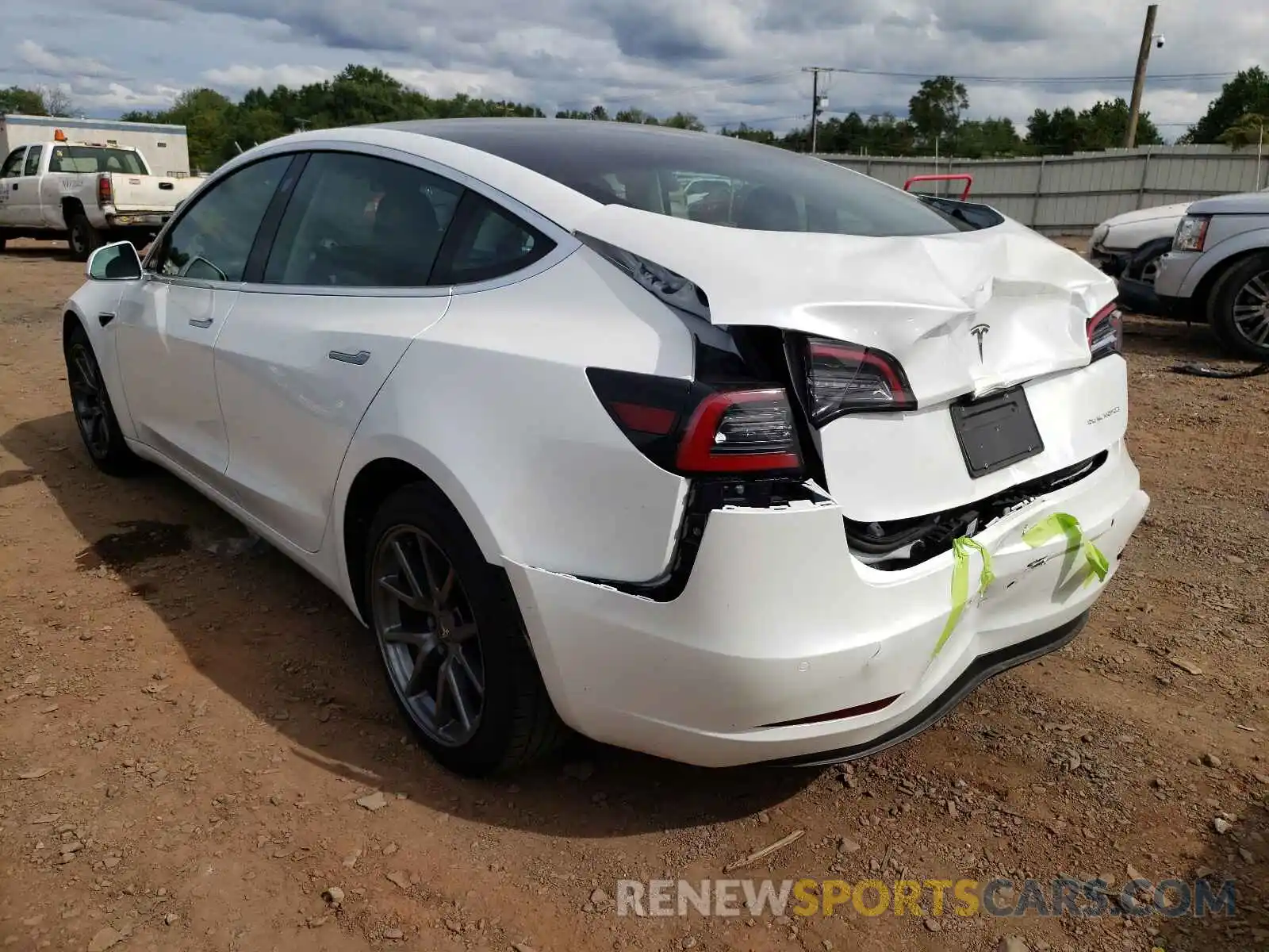 3 Photograph of a damaged car 5YJ3E1EBXLF637854 TESLA MODEL 3 2020