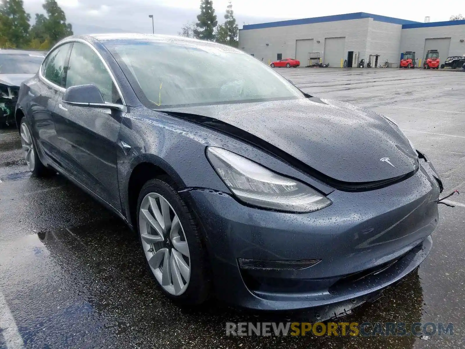 1 Photograph of a damaged car 5YJ3E1EBXLF637949 TESLA MODEL 3 2020