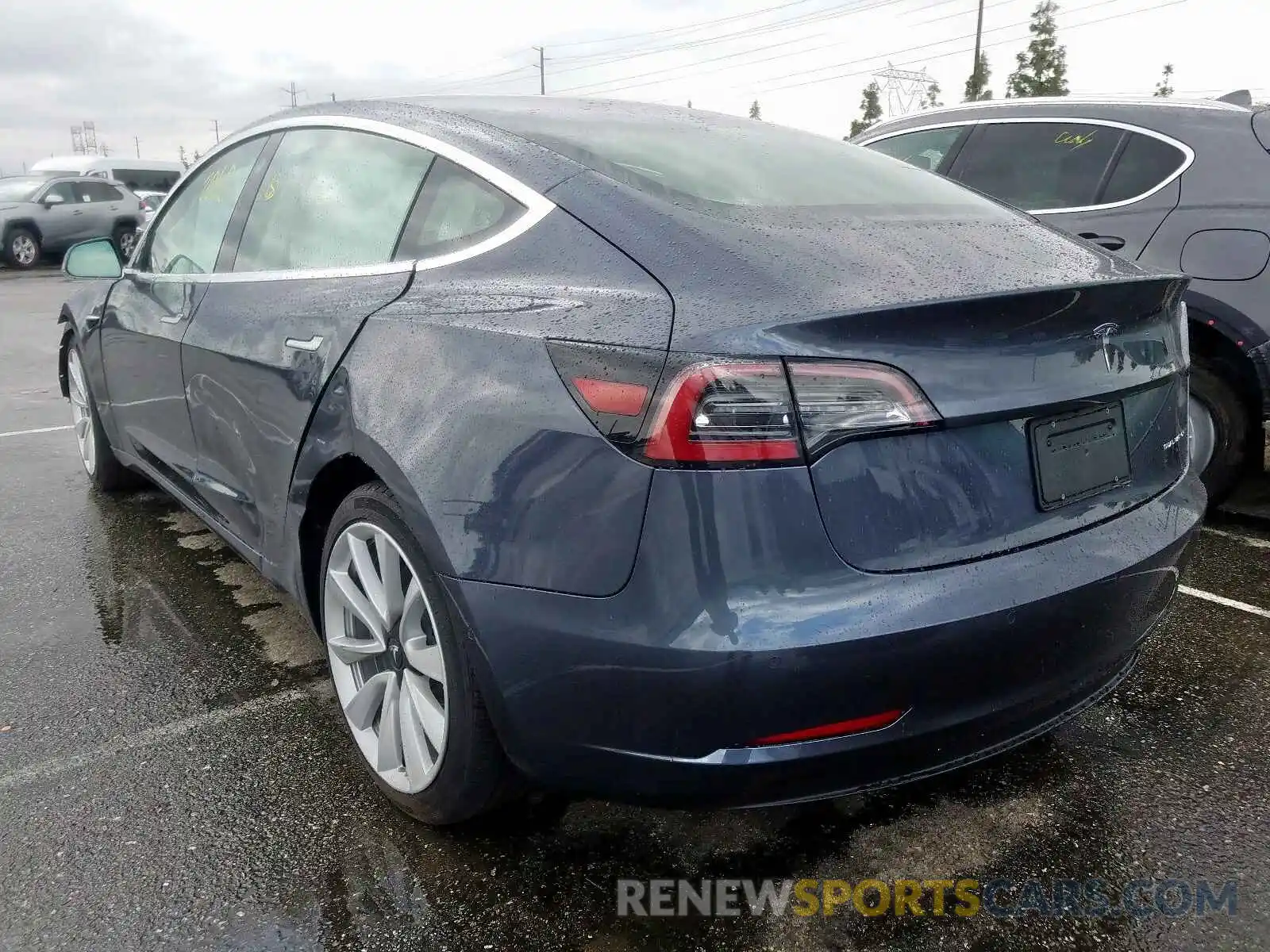 3 Photograph of a damaged car 5YJ3E1EBXLF637949 TESLA MODEL 3 2020