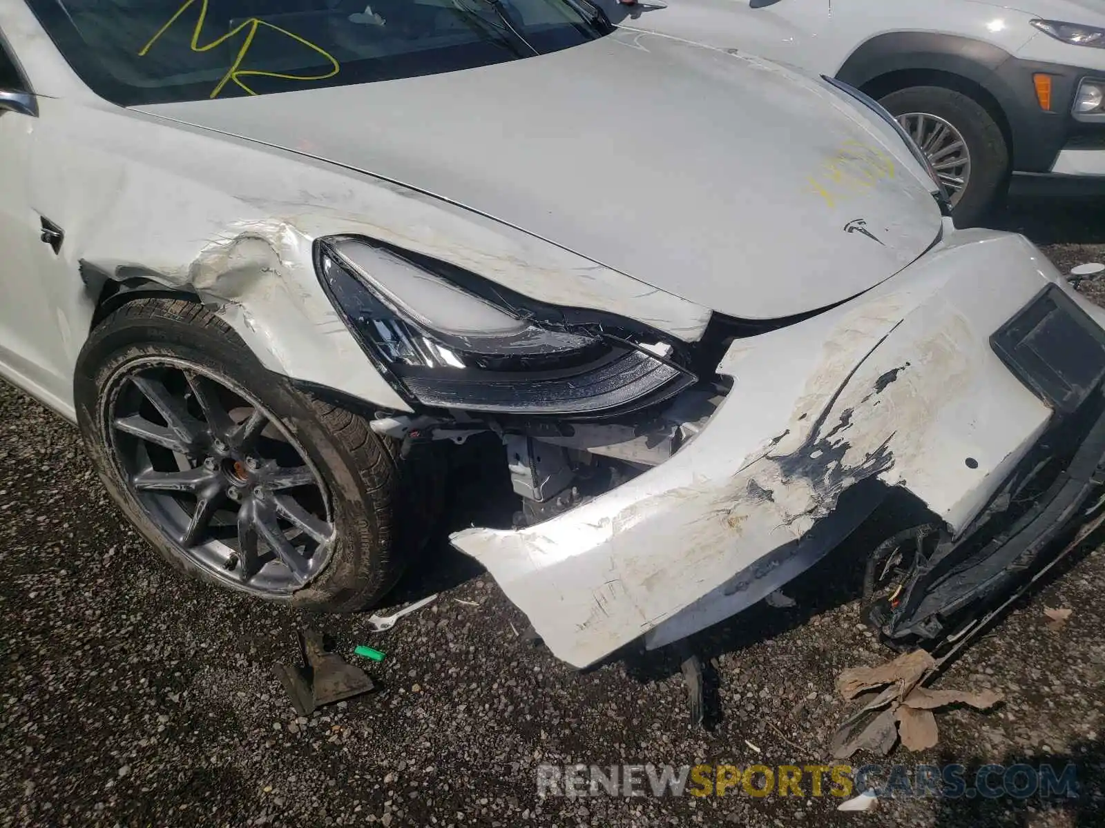 9 Photograph of a damaged car 5YJ3E1EBXLF643220 TESLA MODEL 3 2020