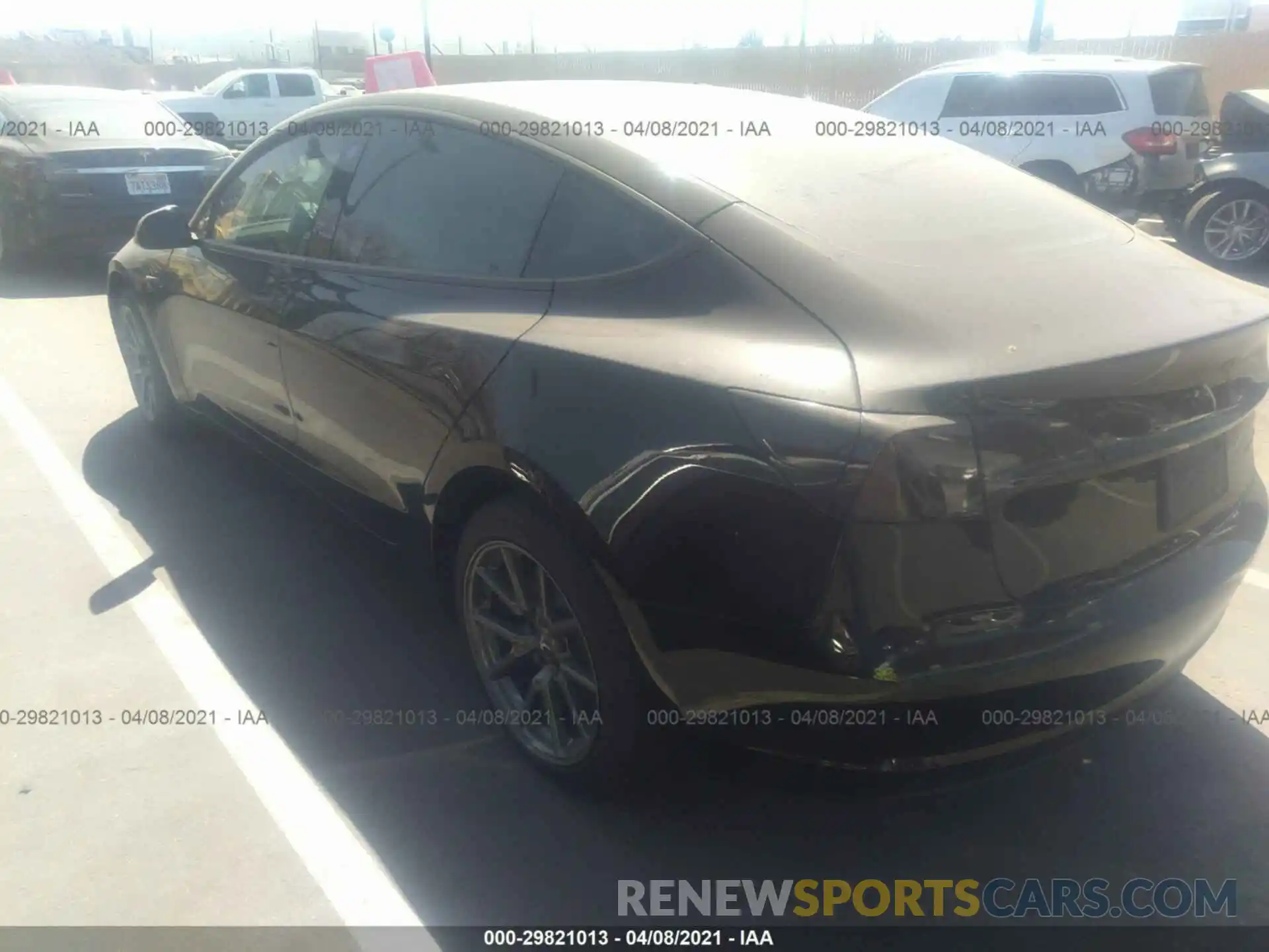 3 Photograph of a damaged car 5YJ3E1EBXLF647400 TESLA MODEL 3 2020