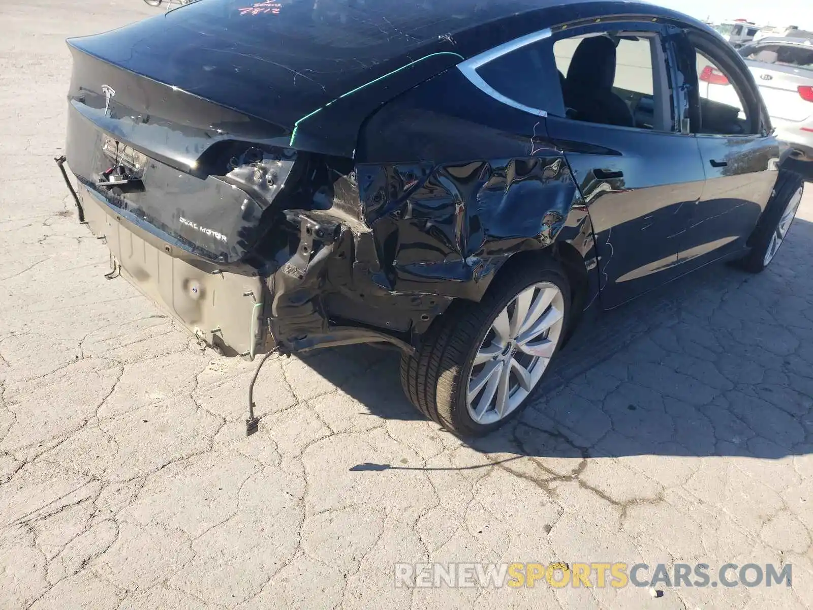 9 Photograph of a damaged car 5YJ3E1EBXLF647817 TESLA MODEL 3 2020