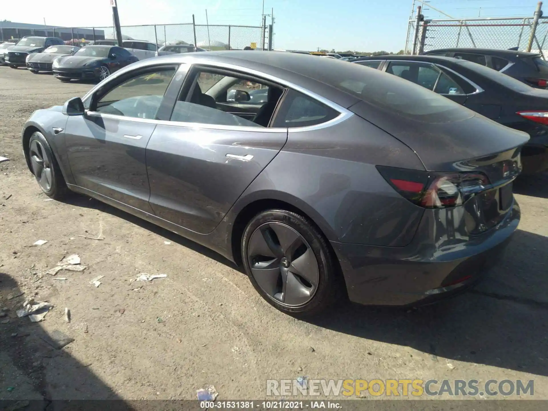 3 Photograph of a damaged car 5YJ3E1EBXLF663435 TESLA MODEL 3 2020