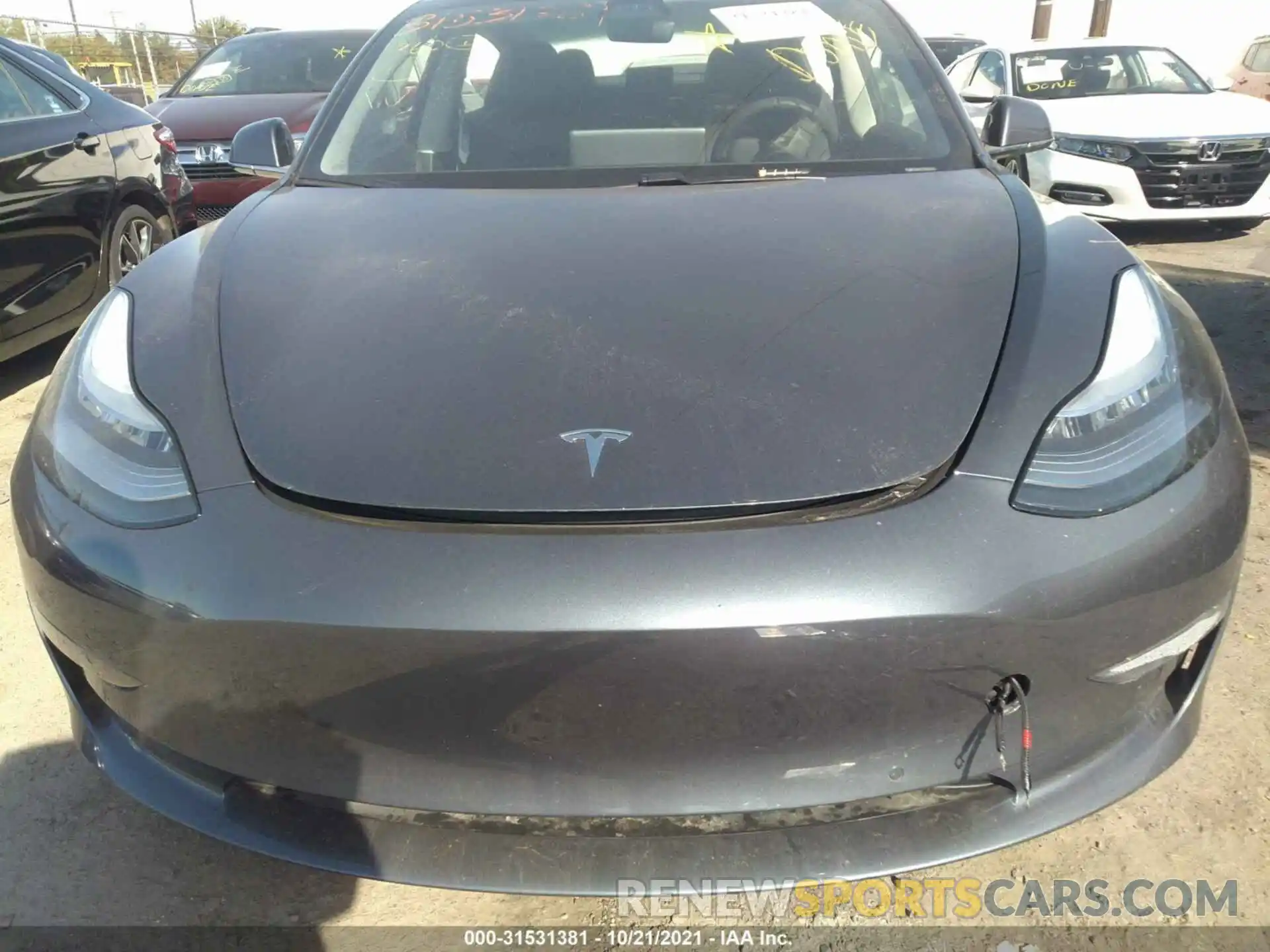 6 Photograph of a damaged car 5YJ3E1EBXLF663435 TESLA MODEL 3 2020