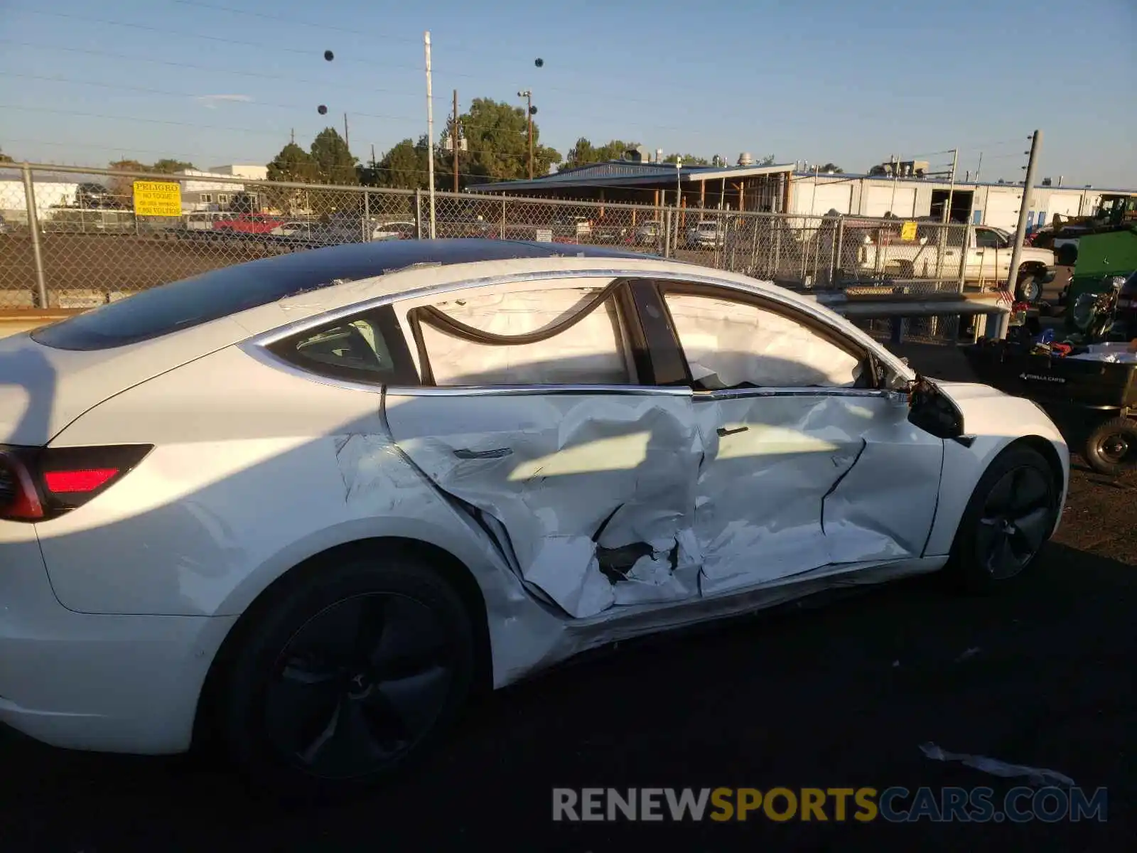 9 Photograph of a damaged car 5YJ3E1EBXLF665346 TESLA MODEL 3 2020