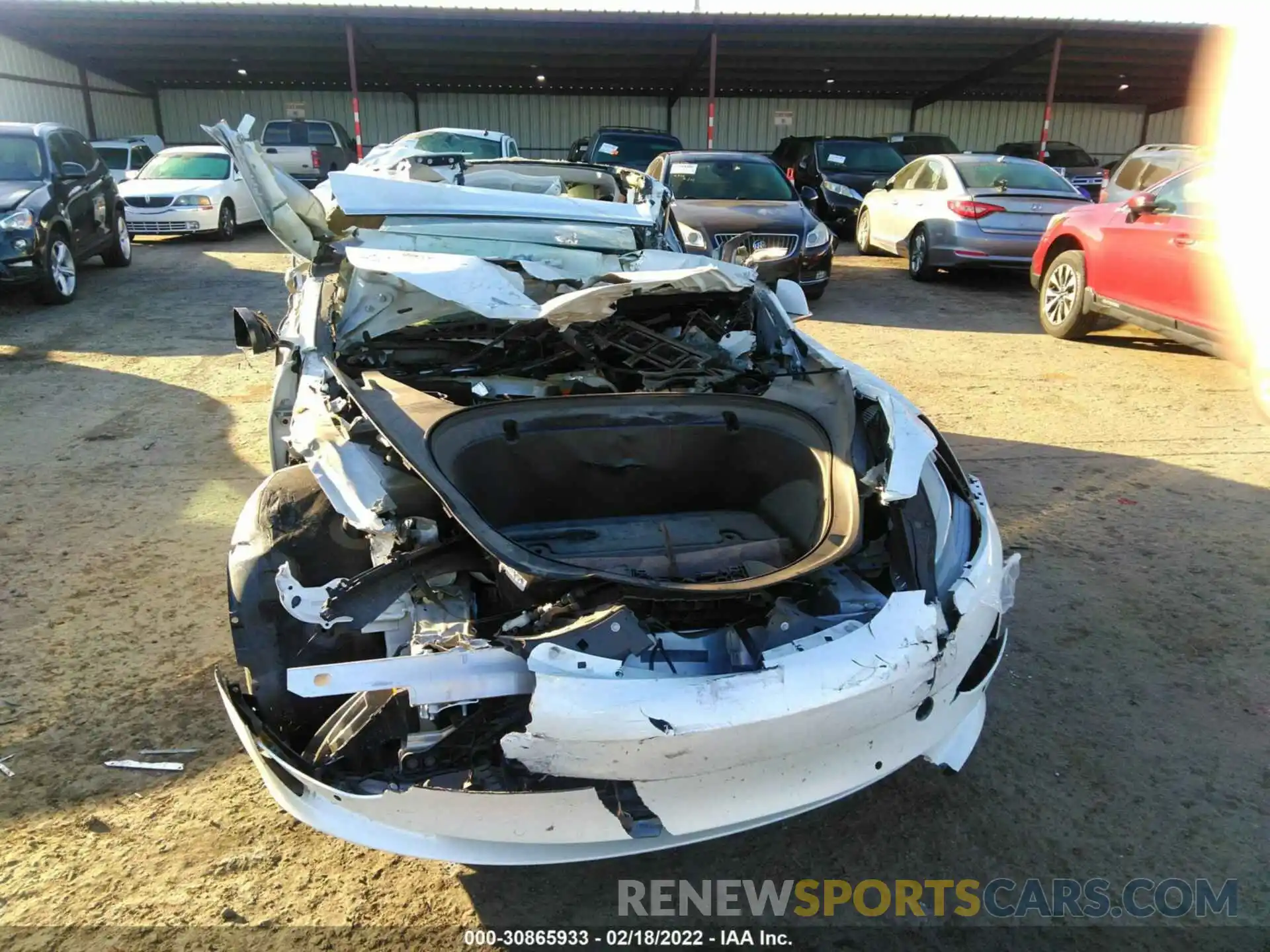 6 Photograph of a damaged car 5YJ3E1EBXLF665699 TESLA MODEL 3 2020