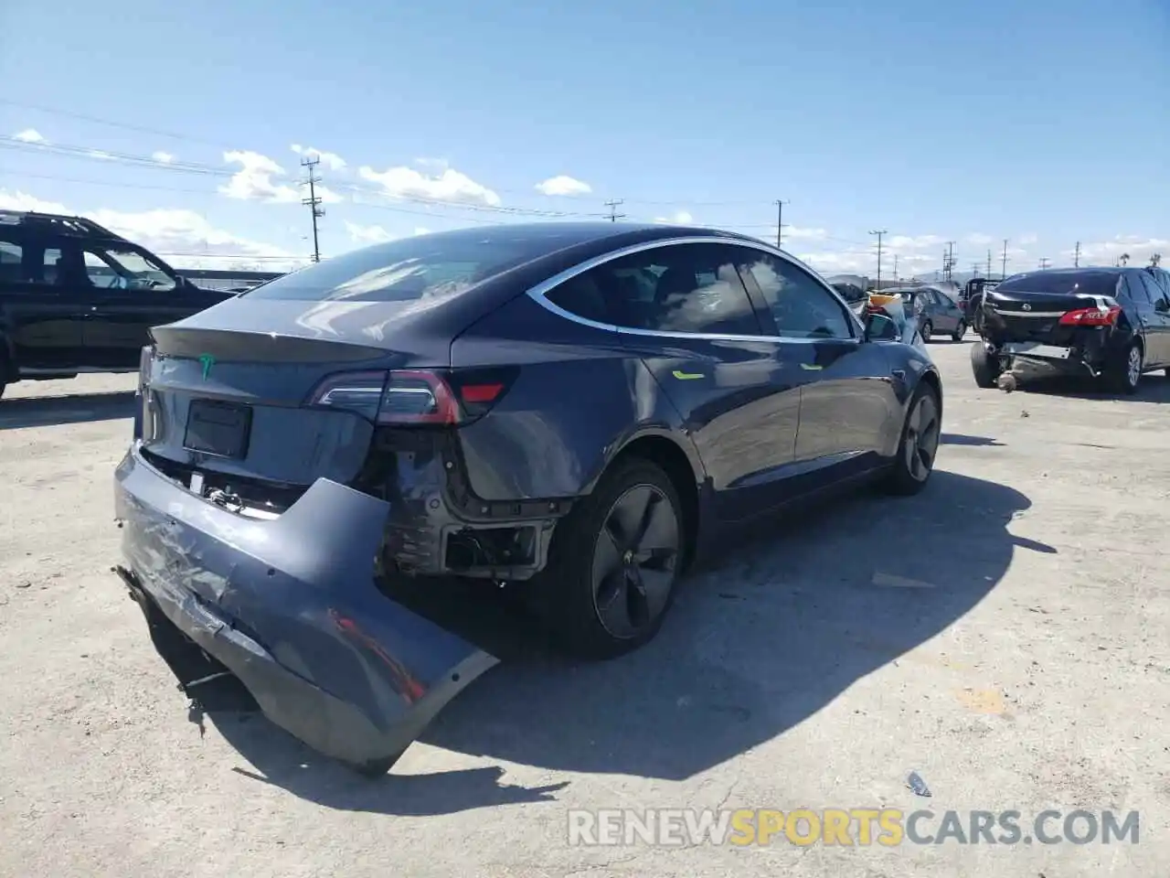 4 Photograph of a damaged car 5YJ3E1EBXLF667999 TESLA MODEL 3 2020