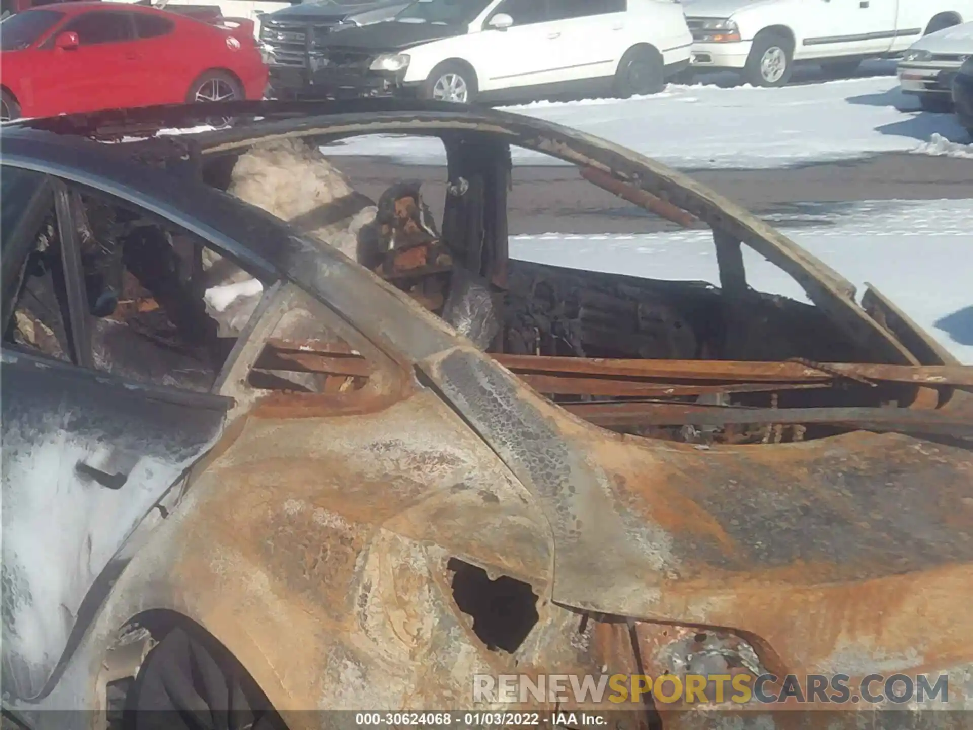 3 Photograph of a damaged car 5YJ3E1EBXLF668814 TESLA MODEL 3 2020