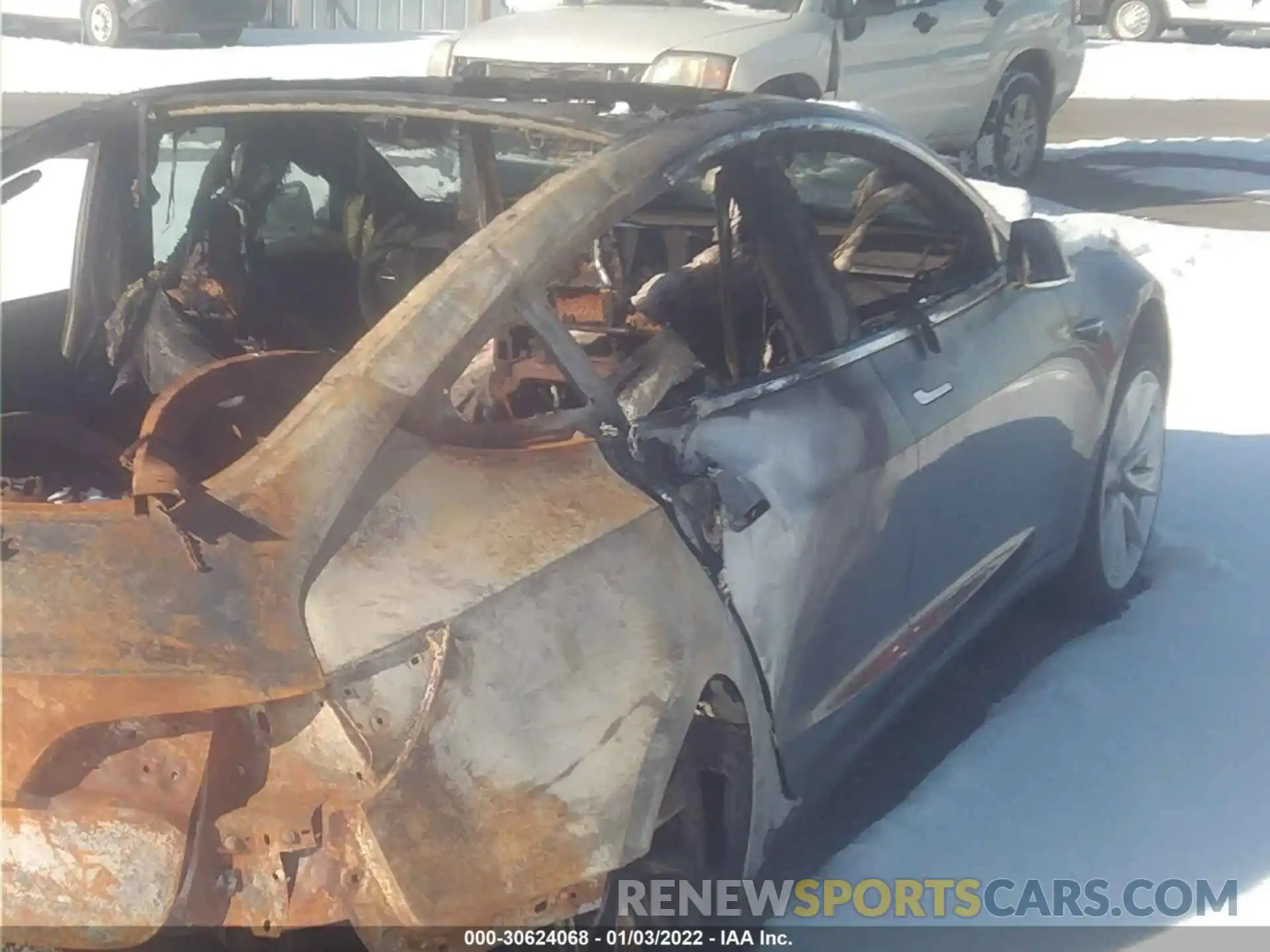 4 Photograph of a damaged car 5YJ3E1EBXLF668814 TESLA MODEL 3 2020