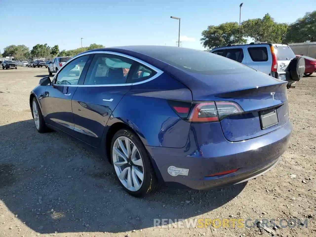 3 Photograph of a damaged car 5YJ3E1EBXLF712147 TESLA MODEL 3 2020