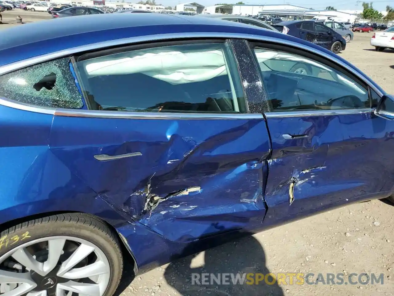 9 Photograph of a damaged car 5YJ3E1EBXLF712147 TESLA MODEL 3 2020