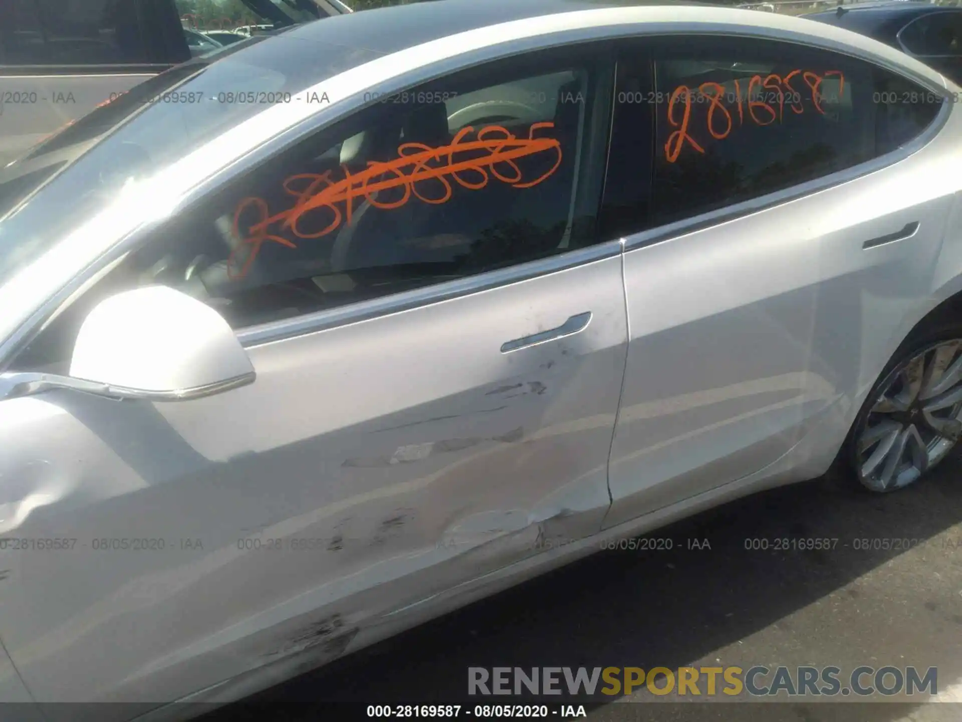 6 Photograph of a damaged car 5YJ3E1EBXLF720345 TESLA MODEL 3 2020