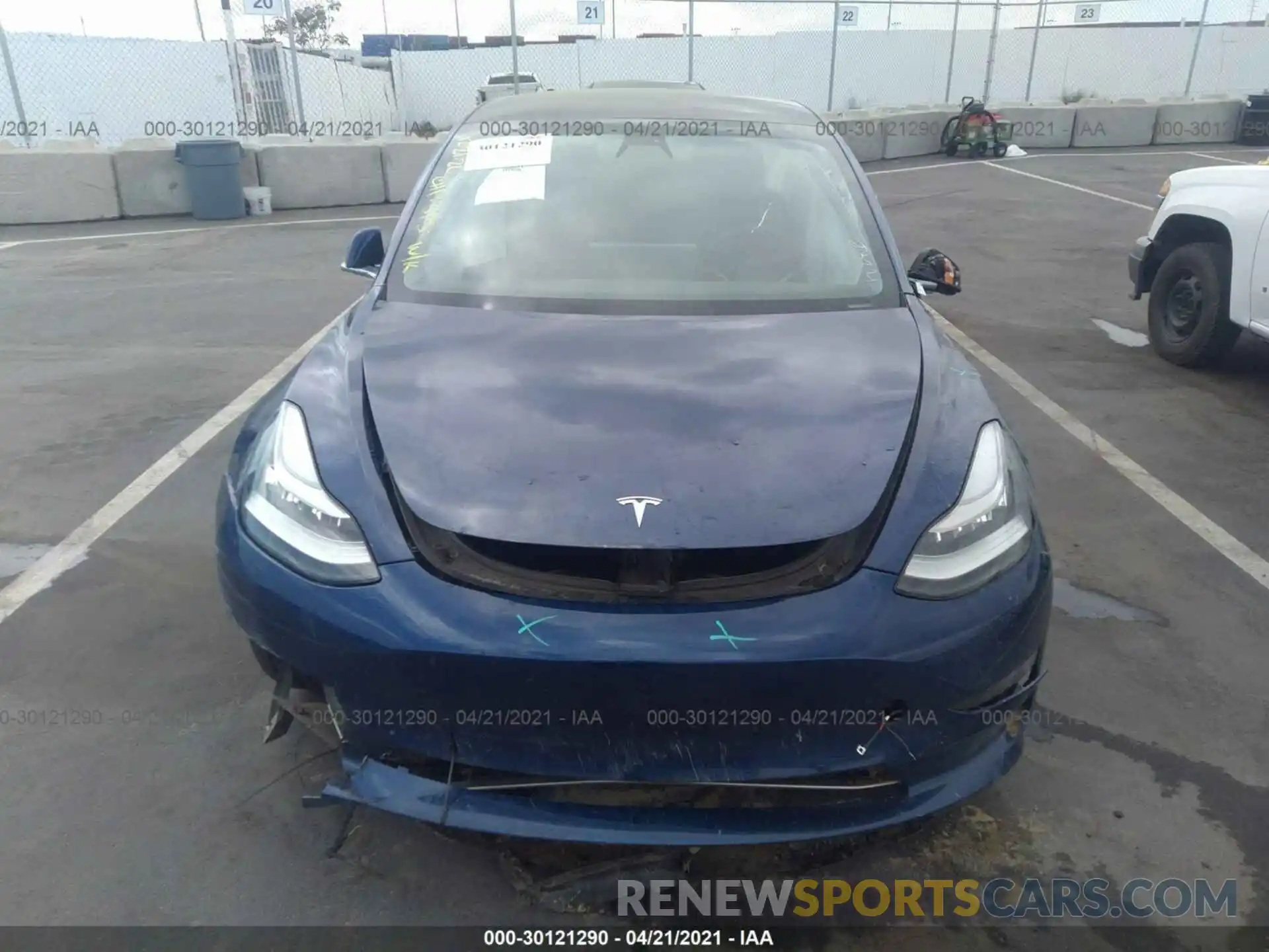 6 Photograph of a damaged car 5YJ3E1EBXLF744340 TESLA MODEL 3 2020