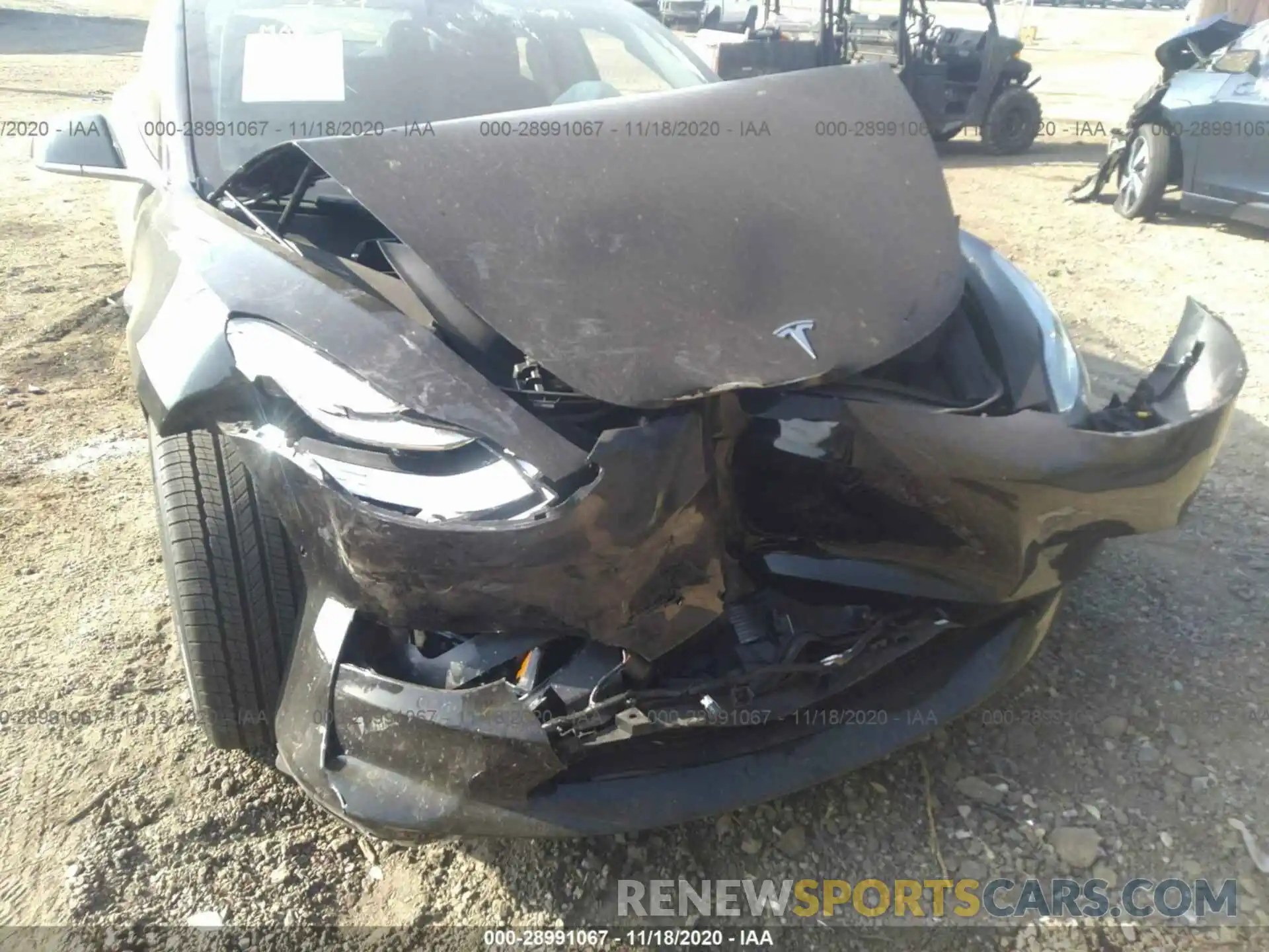 6 Photograph of a damaged car 5YJ3E1EBXLF746234 TESLA MODEL 3 2020