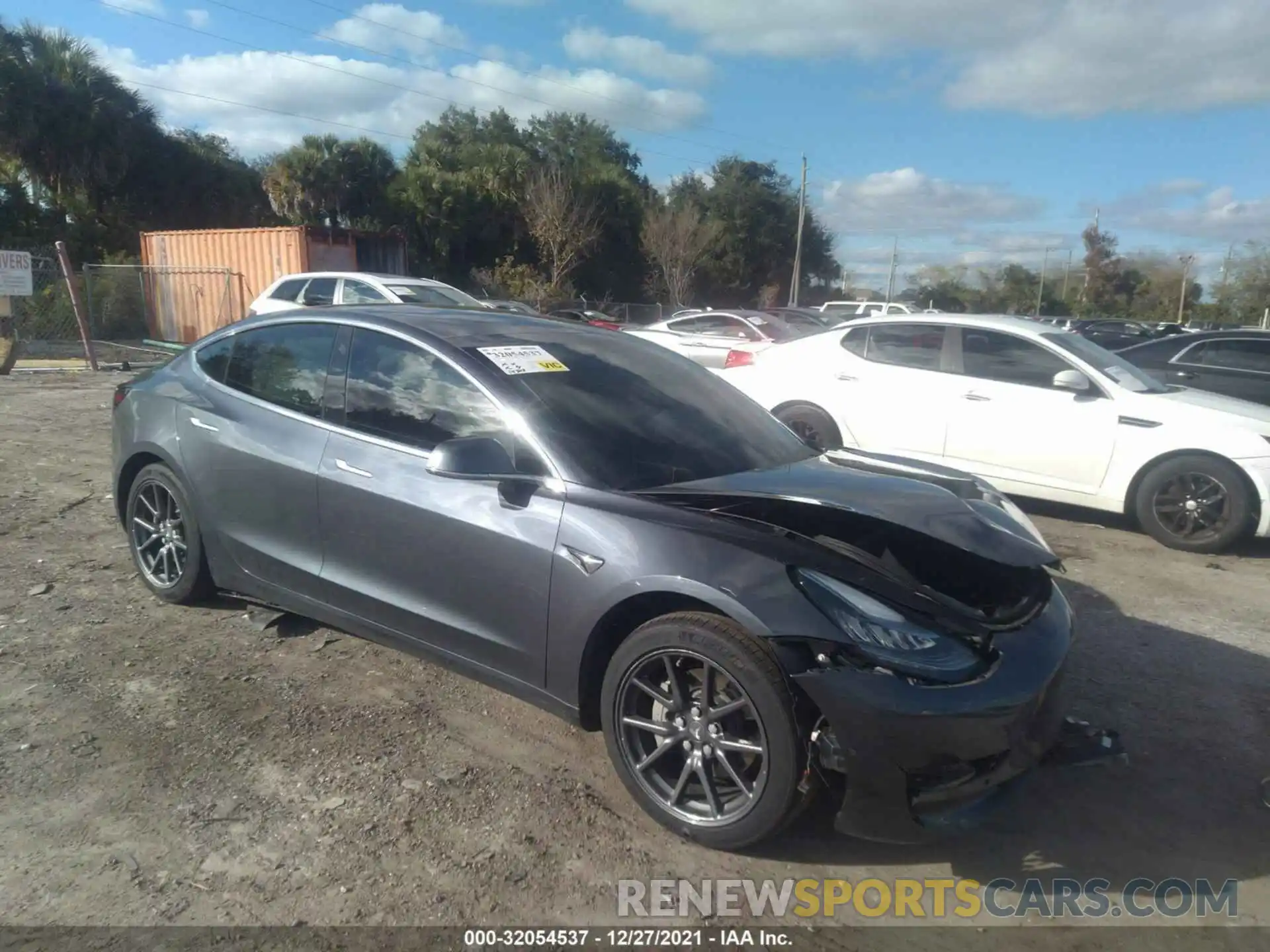 1 Photograph of a damaged car 5YJ3E1EBXLF774857 TESLA MODEL 3 2020