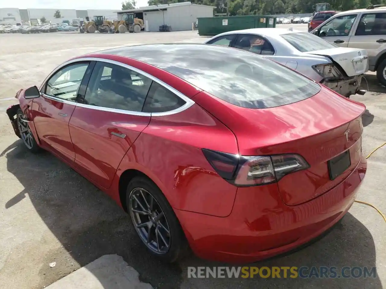 3 Photograph of a damaged car 5YJ3E1EBXLF782991 TESLA MODEL 3 2020