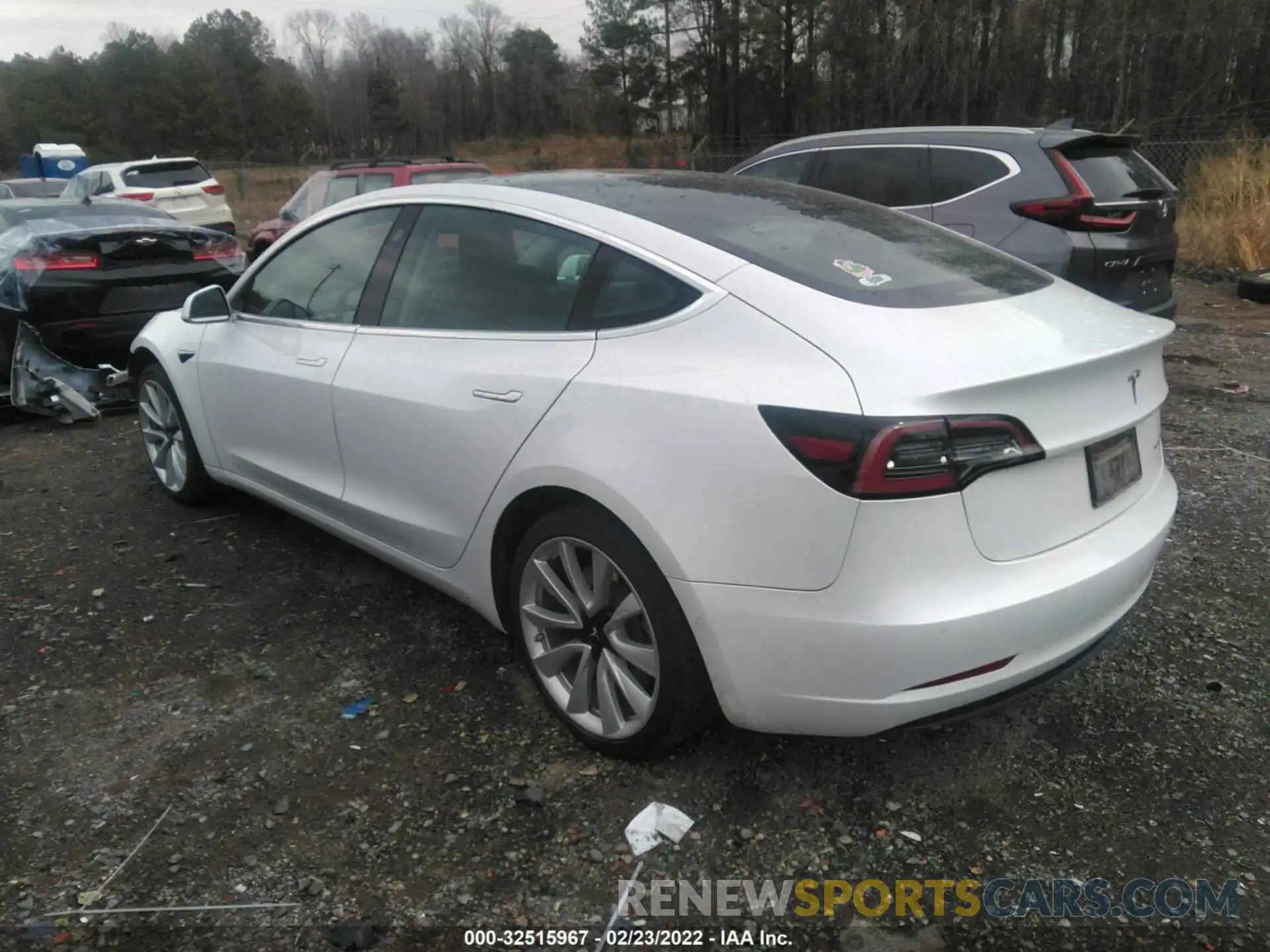 3 Фотография поврежденного автомобиля 5YJ3E1EBXLF783137 TESLA MODEL 3 2020