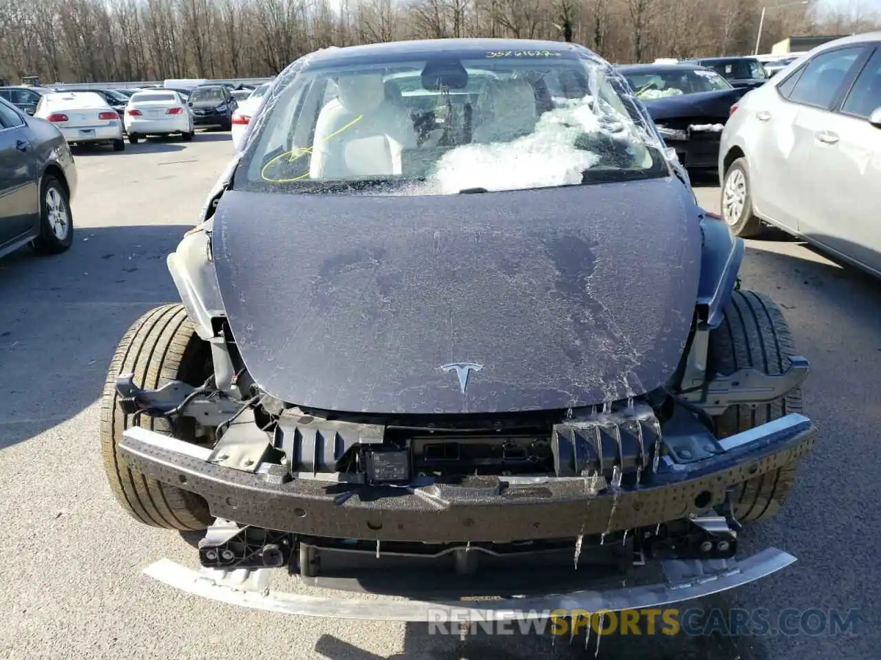 9 Photograph of a damaged car 5YJ3E1EBXLF787690 TESLA MODEL 3 2020