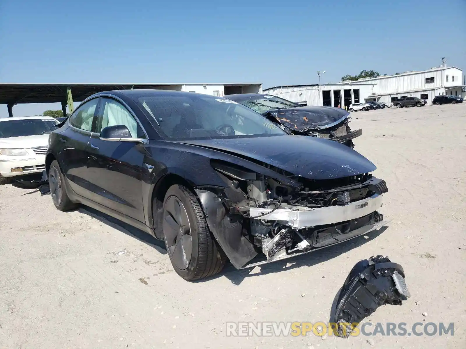 1 Photograph of a damaged car 5YJ3E1EBXLF790170 TESLA MODEL 3 2020