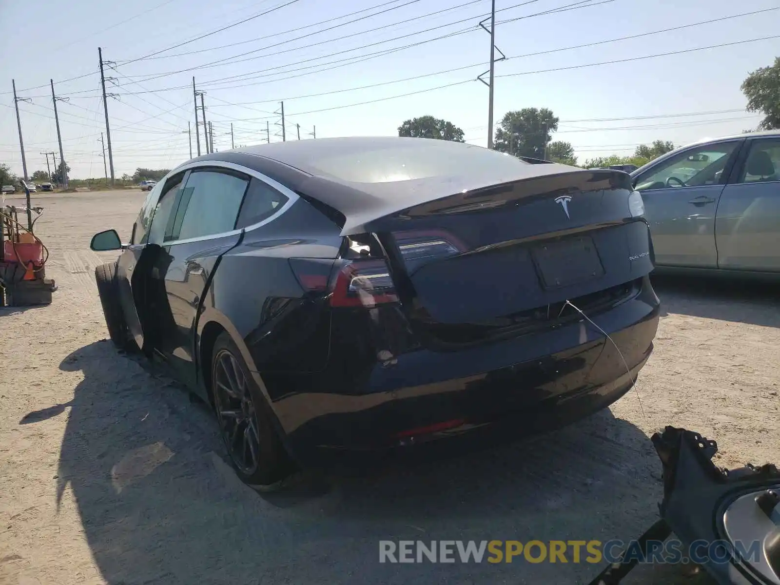 3 Photograph of a damaged car 5YJ3E1EBXLF790170 TESLA MODEL 3 2020