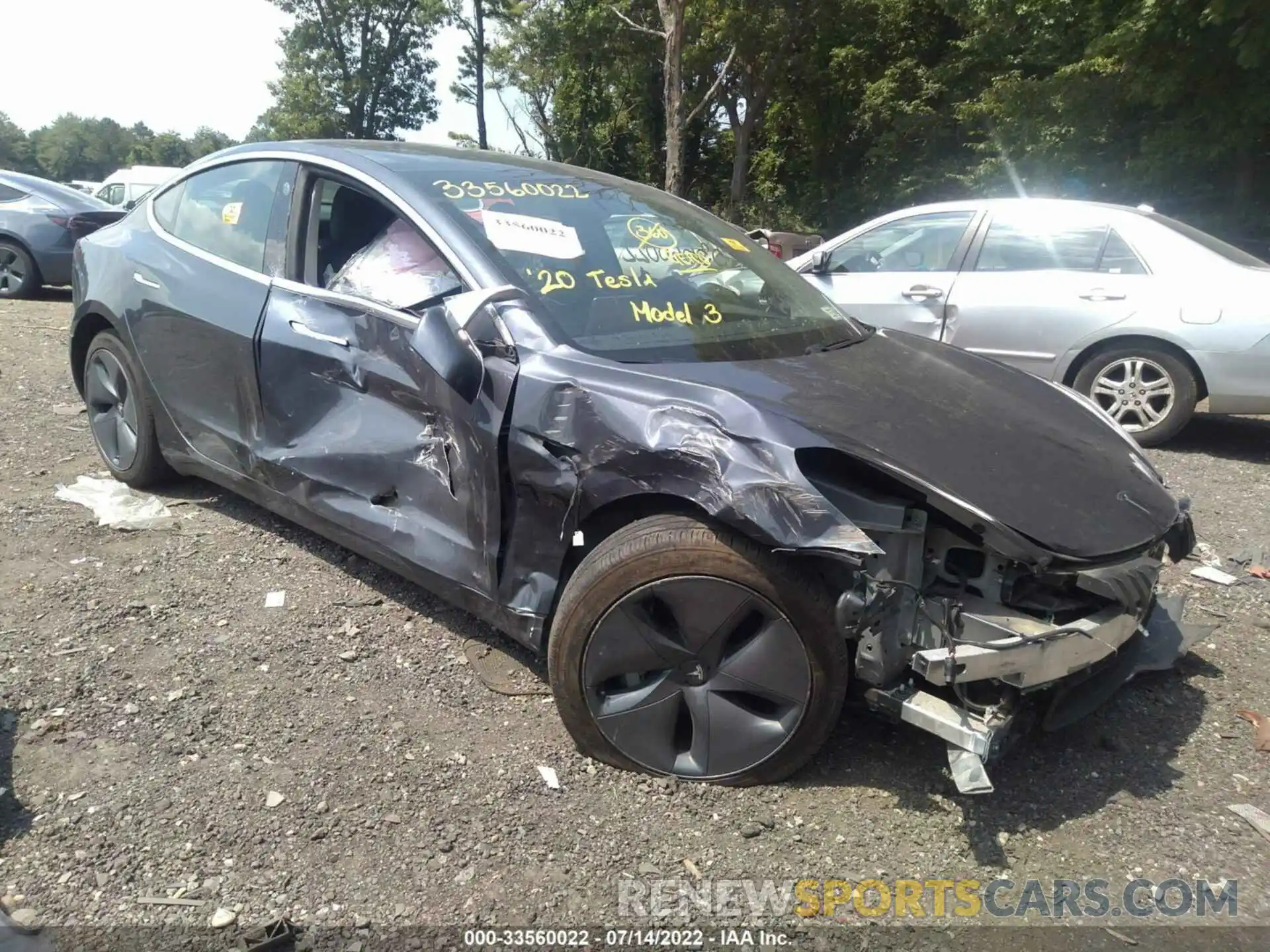 6 Photograph of a damaged car 5YJ3E1EBXLF790329 TESLA MODEL 3 2020