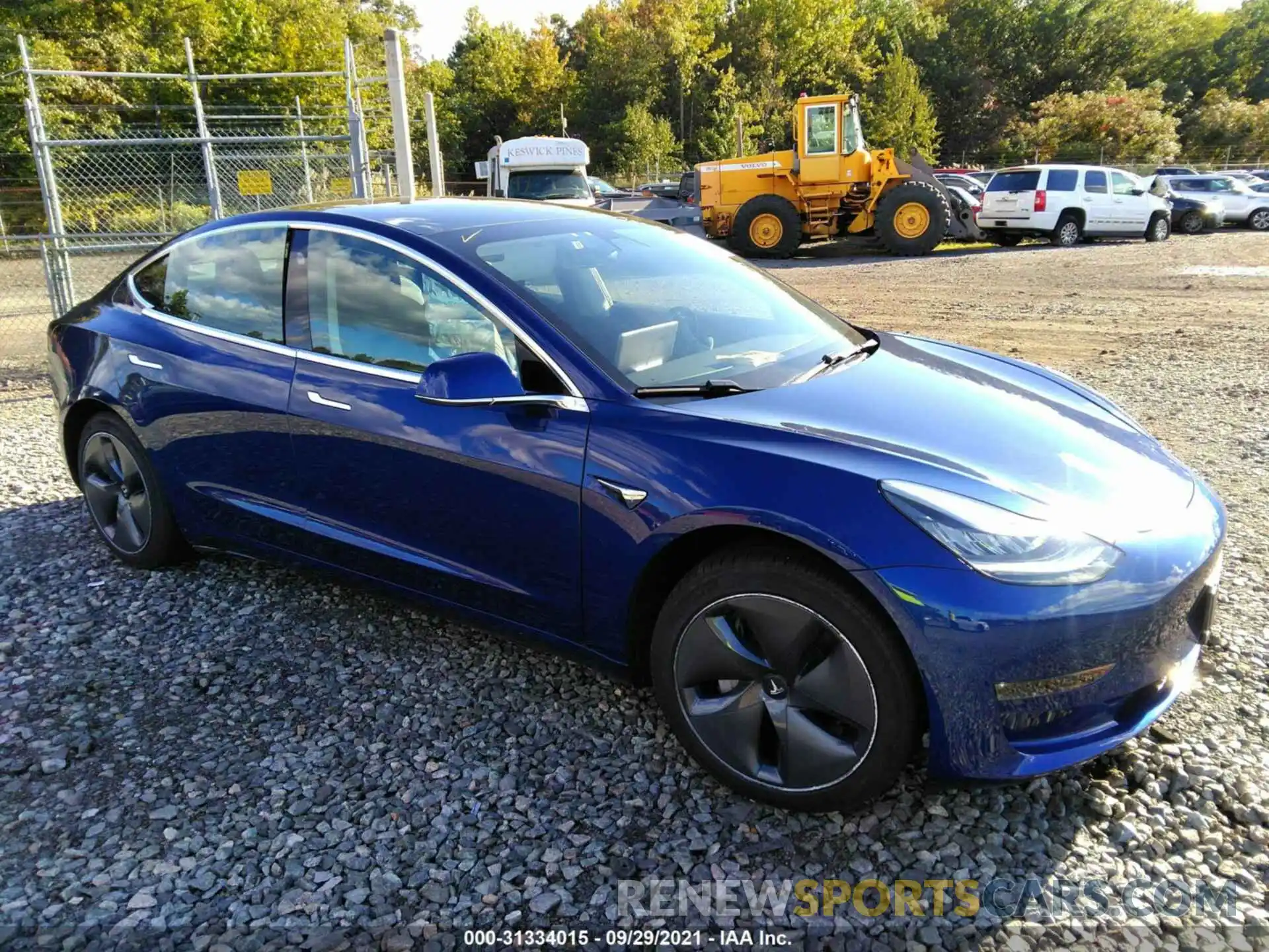 1 Photograph of a damaged car 5YJ3E1EBXLF790458 TESLA MODEL 3 2020