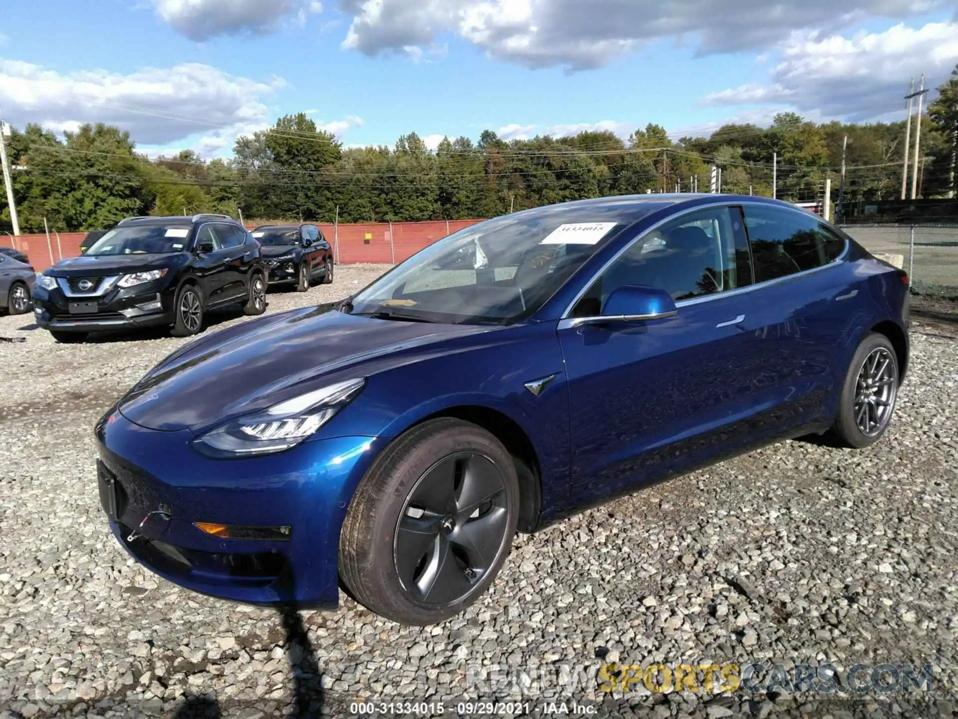 2 Photograph of a damaged car 5YJ3E1EBXLF790458 TESLA MODEL 3 2020