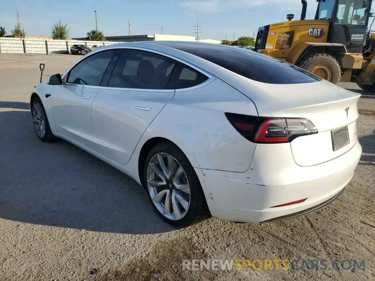 2 Photograph of a damaged car 5YJ3E1EBXLF791108 TESLA MODEL 3 2020