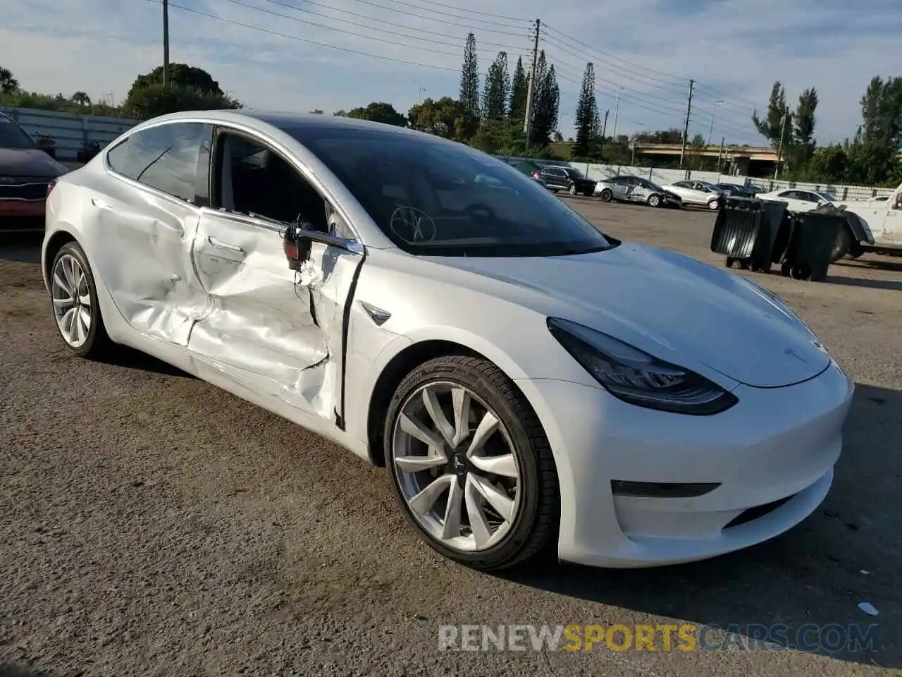 4 Photograph of a damaged car 5YJ3E1EBXLF791108 TESLA MODEL 3 2020