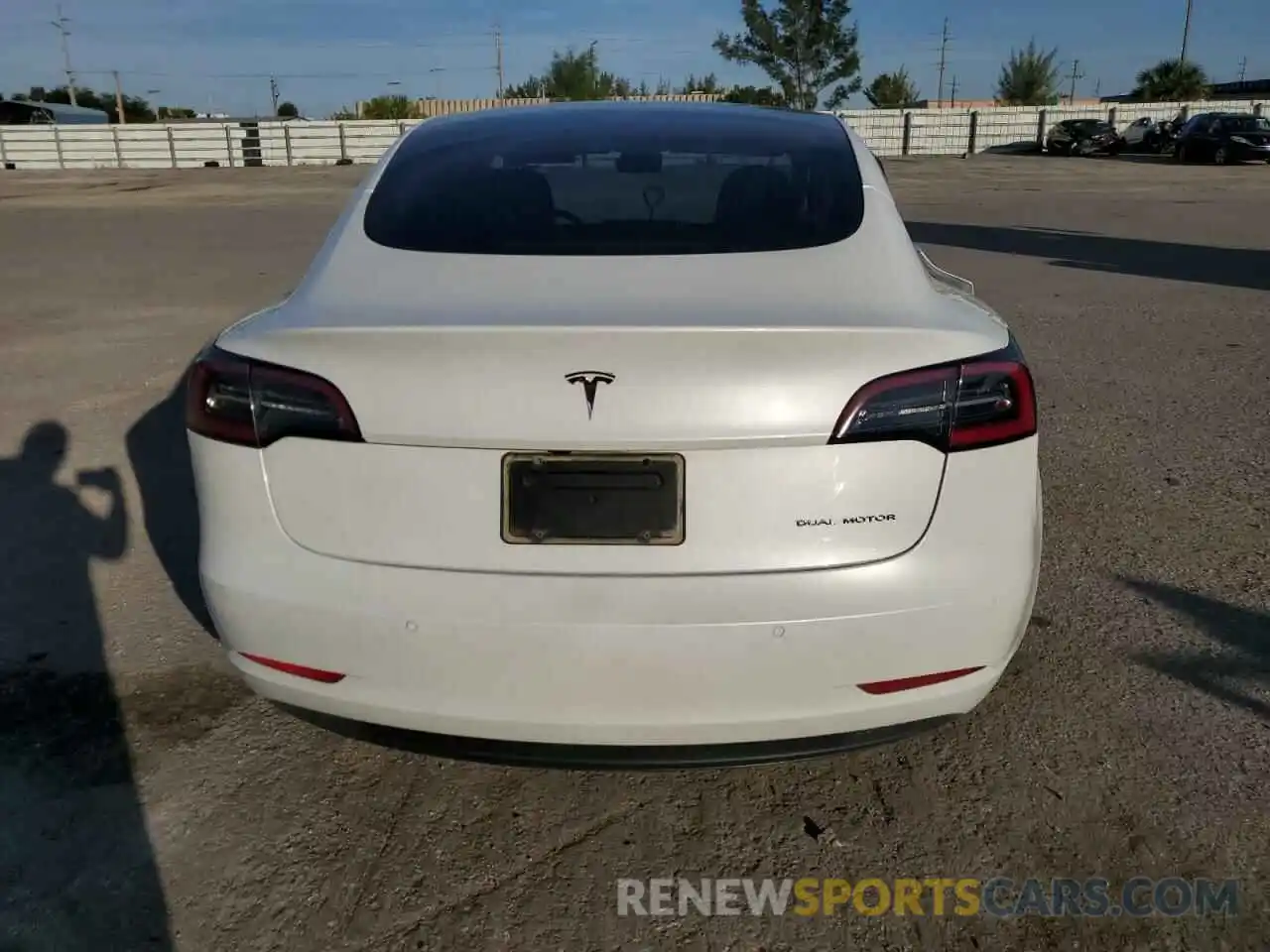 6 Photograph of a damaged car 5YJ3E1EBXLF791108 TESLA MODEL 3 2020