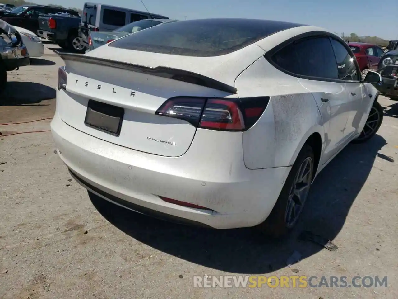 4 Photograph of a damaged car 5YJ3E1EBXLF791416 TESLA MODEL 3 2020