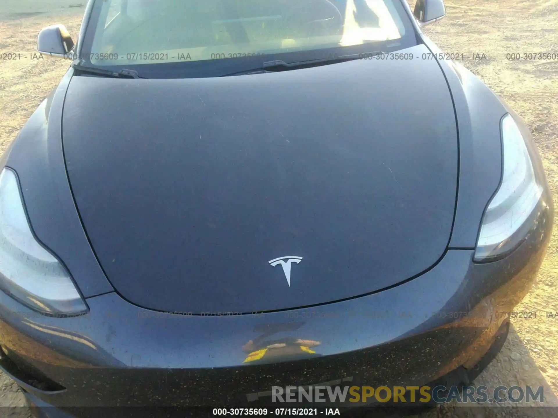 10 Photograph of a damaged car 5YJ3E1EBXLF795434 TESLA MODEL 3 2020