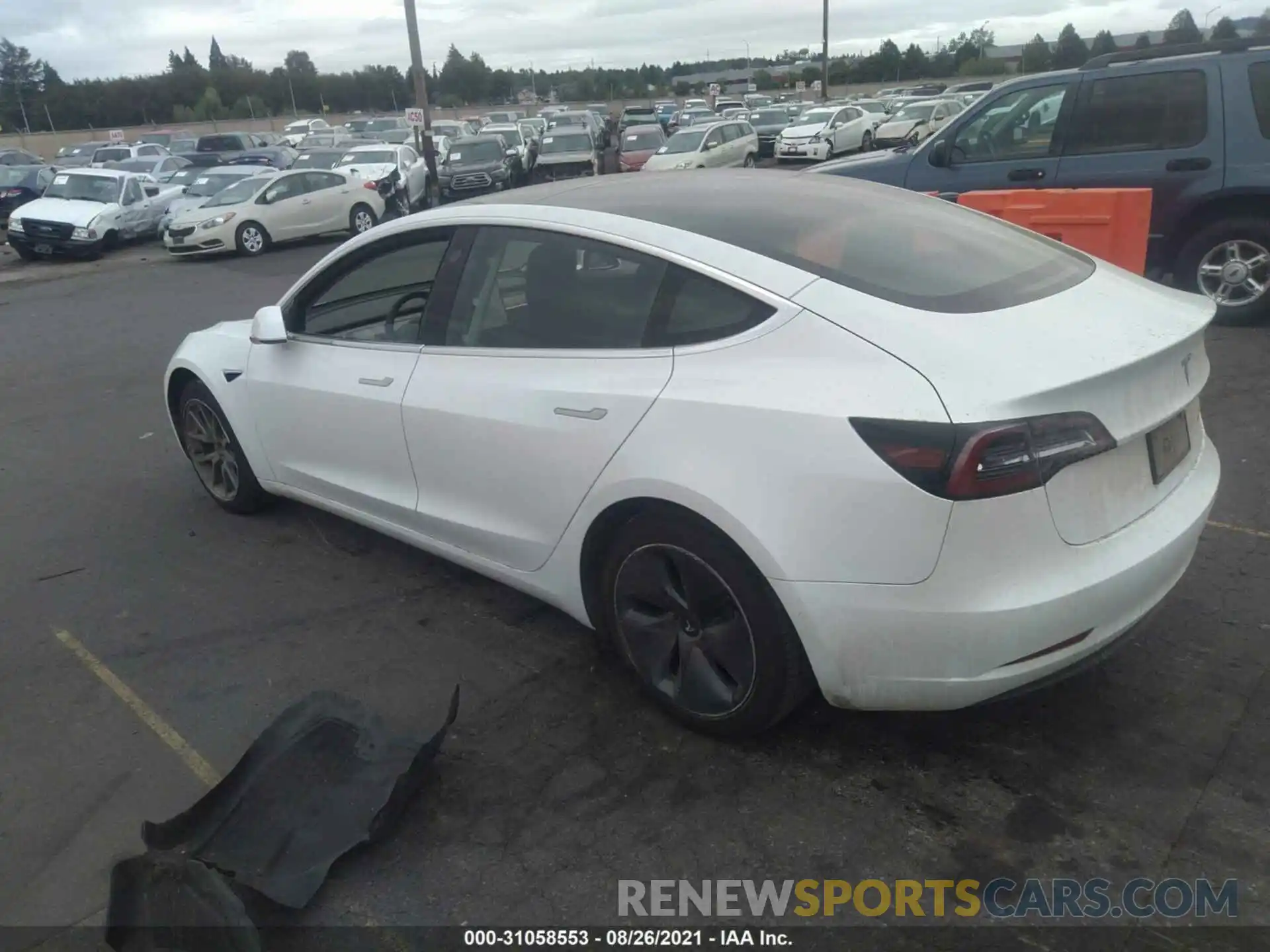 3 Фотография поврежденного автомобиля 5YJ3E1EBXLF800938 TESLA MODEL 3 2020