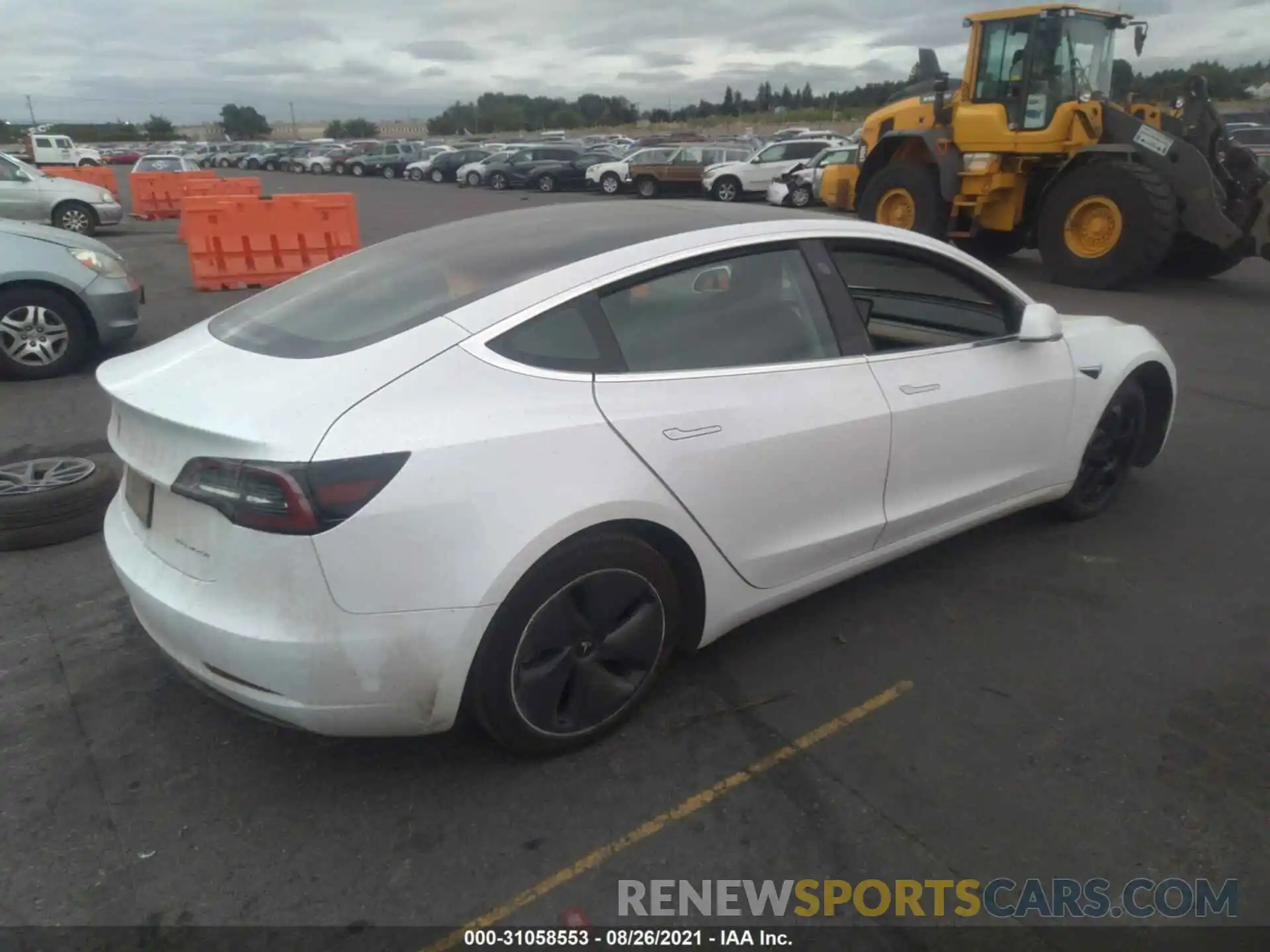 4 Фотография поврежденного автомобиля 5YJ3E1EBXLF800938 TESLA MODEL 3 2020