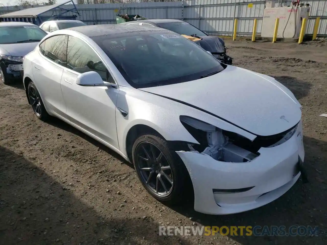 1 Фотография поврежденного автомобиля 5YJ3E1EBXLF801006 TESLA MODEL 3 2020